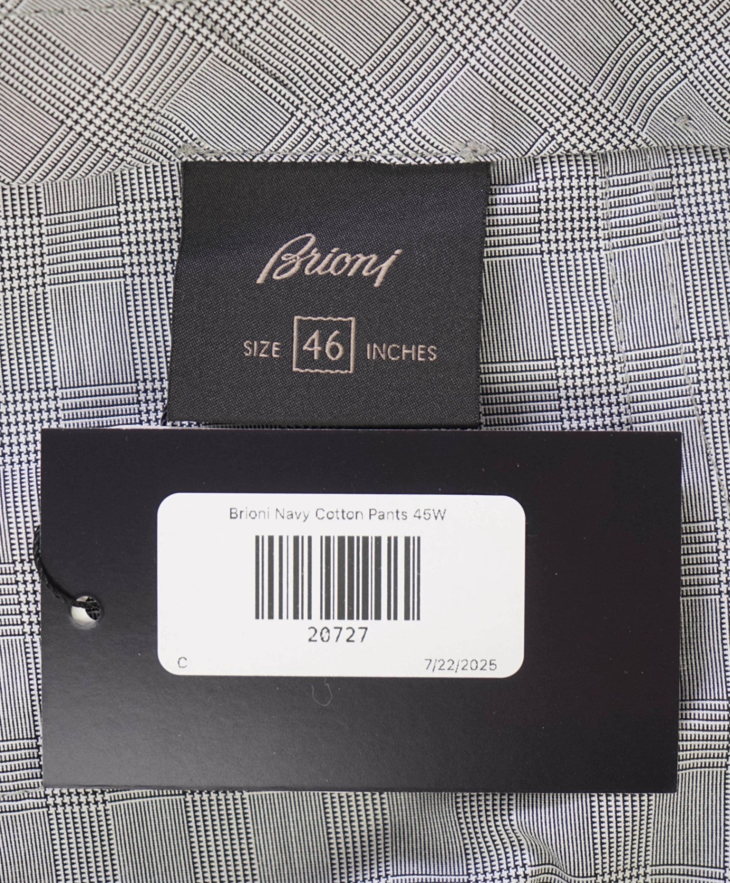 $995 Brioni Navy Cotton 5-Pocket Casual/Dress Pants 45W
