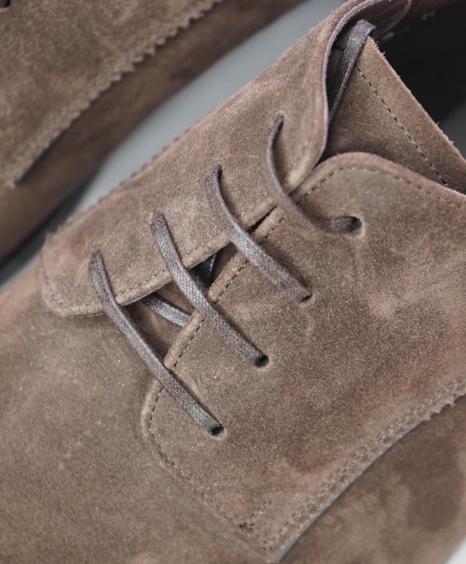 $880 Salvatore Ferragamo "DANIEL" Brown Suede Derbies 11.5 3E