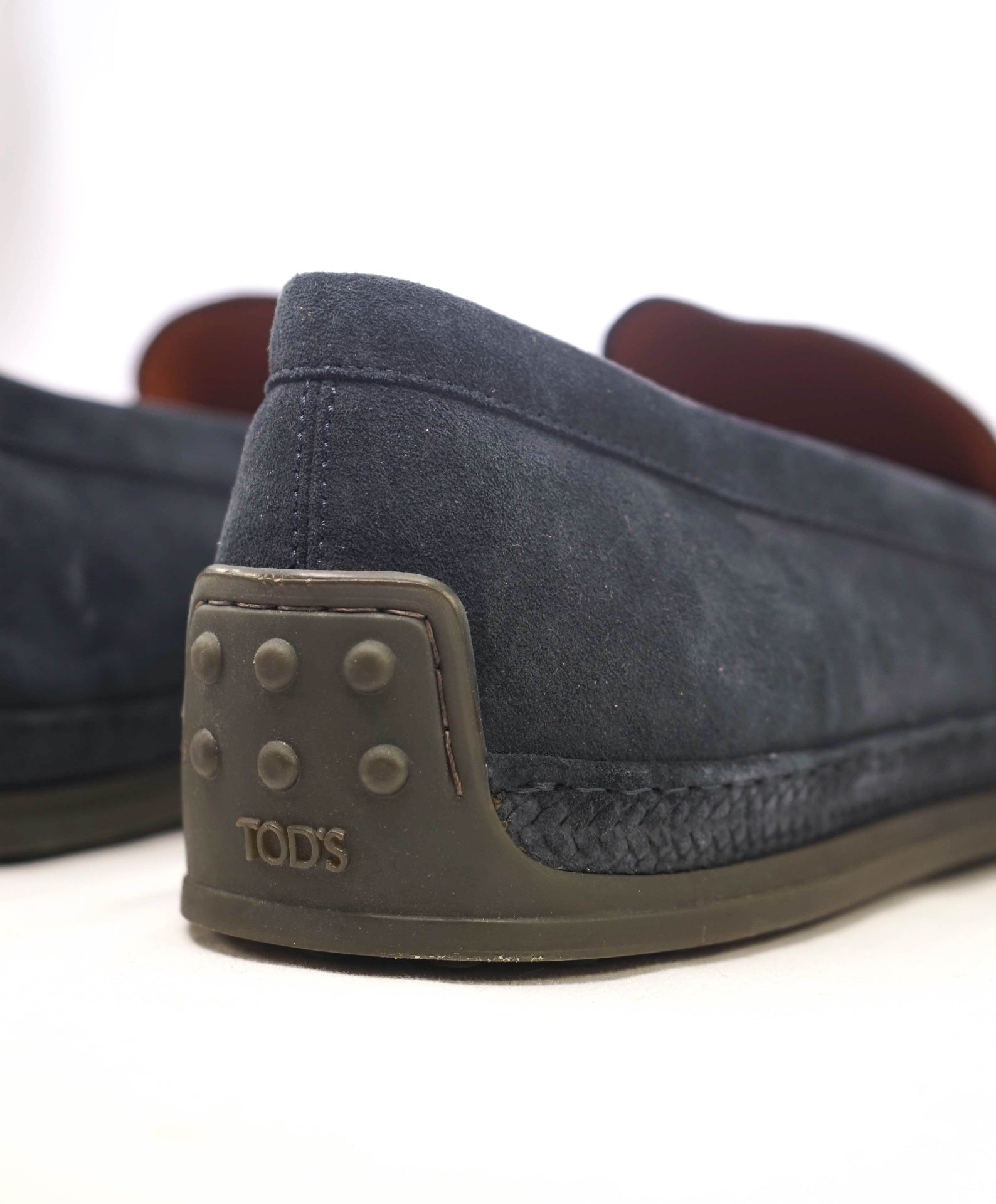 $1,045 Tod's Navy Espadrille Suede Driving Loafers US 11 (UK10)
