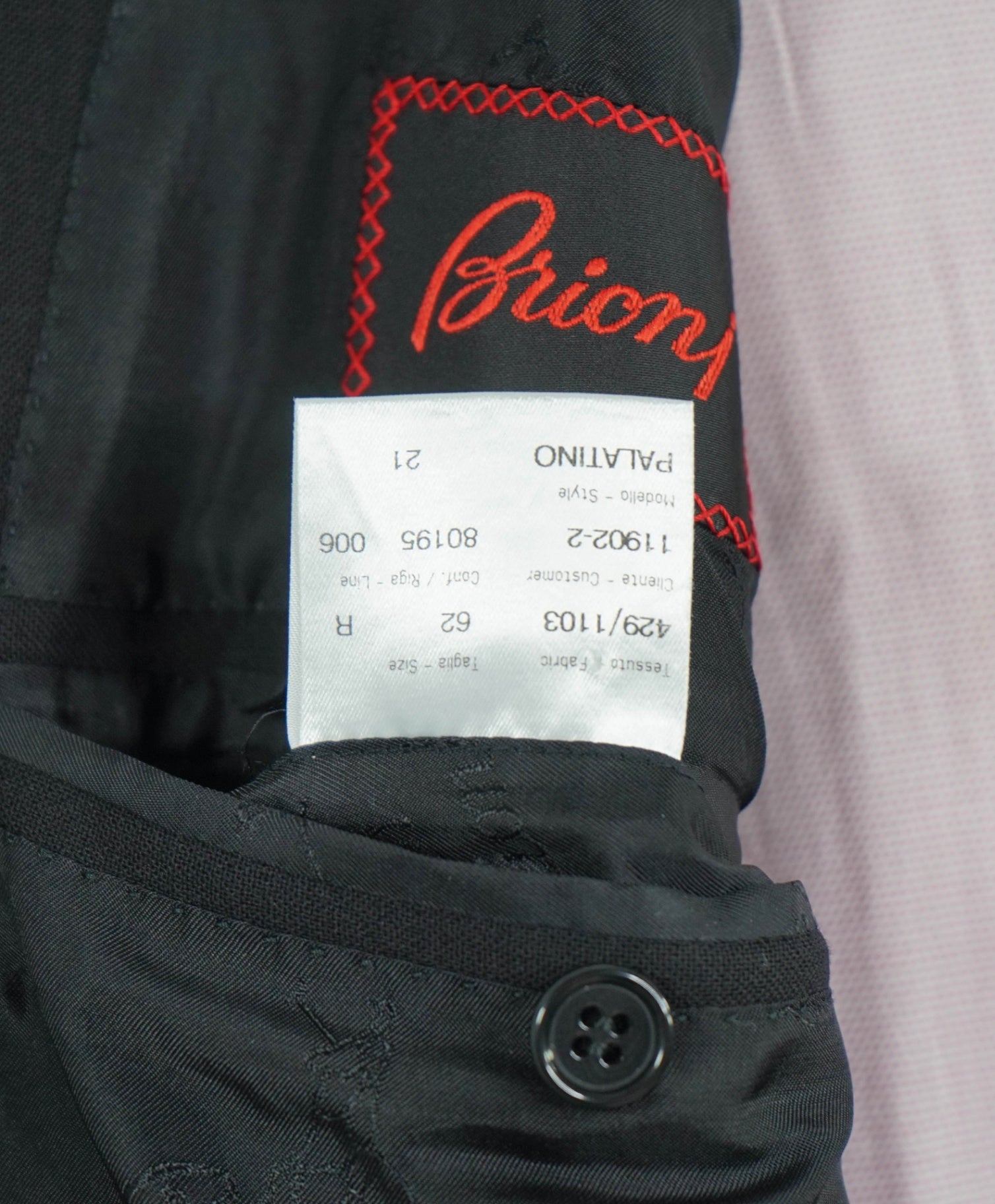 $4,800 BRIONI Solid Black 2/3 Btn Roll Lapel Wool Blazer 52R