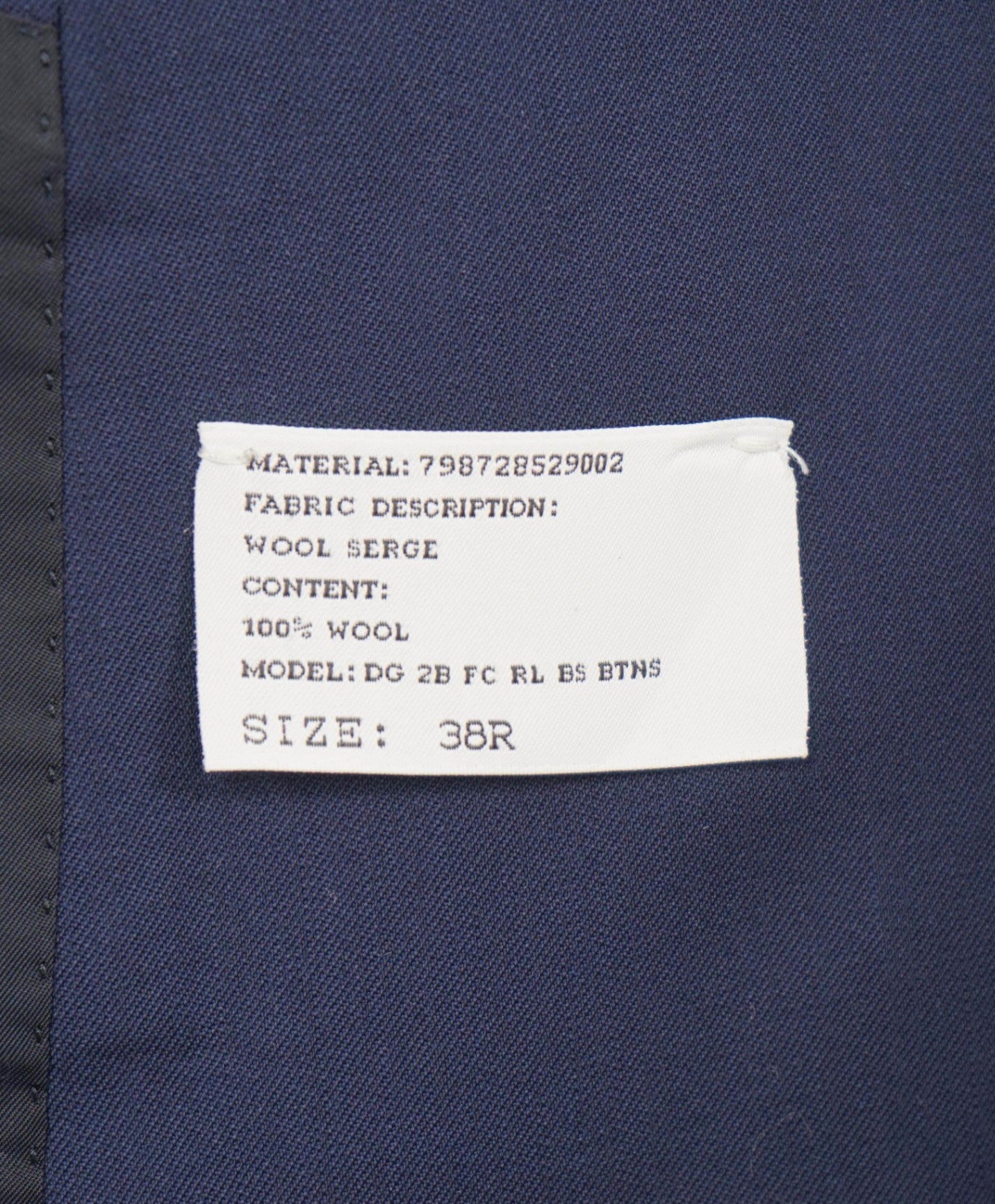 $2,395 RALPH LAUREN PURPLE LABEL - Gold Button Classic Blazer -38R