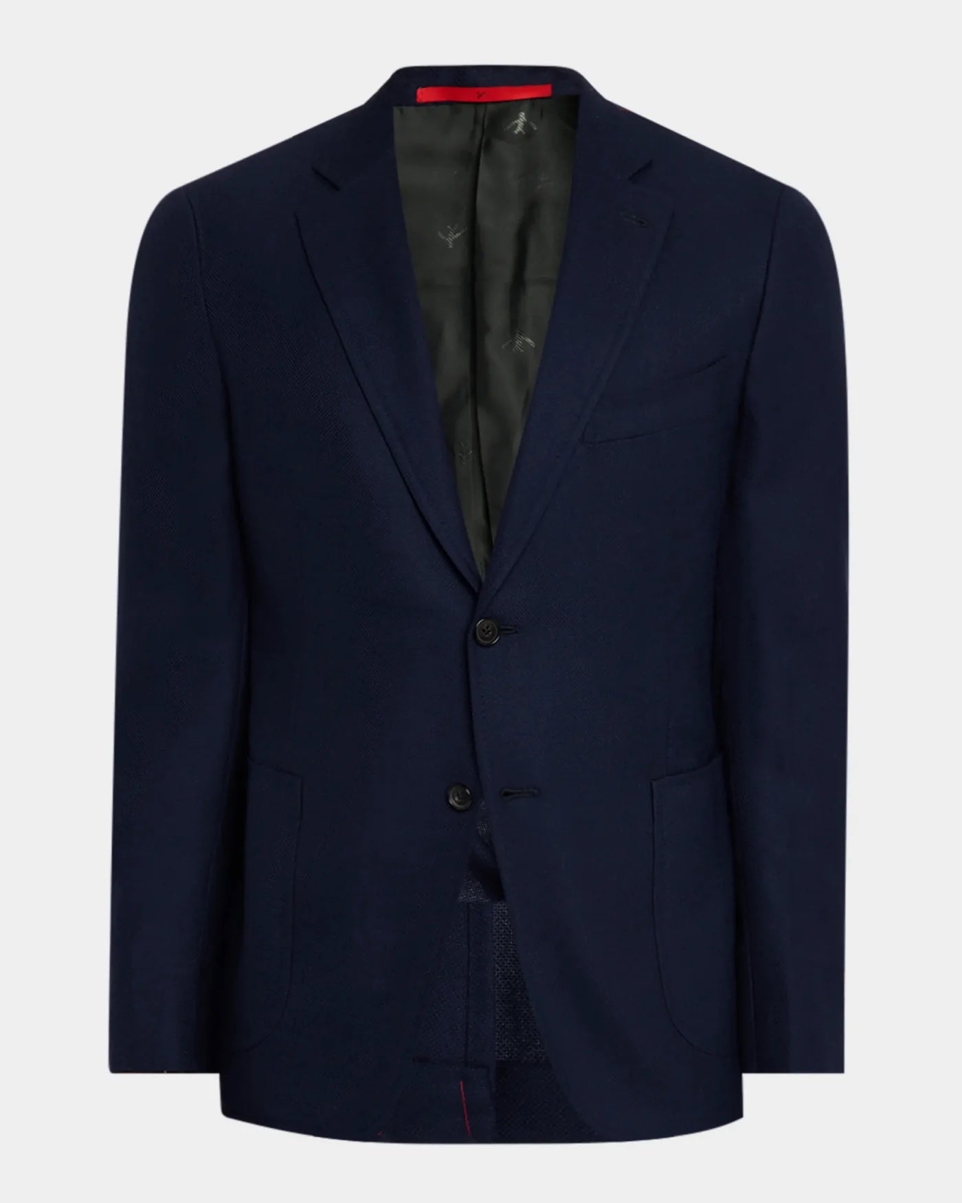 $3,295 ISAIA - Cortina Navy Patch Pocket Wool Blazer - 50R