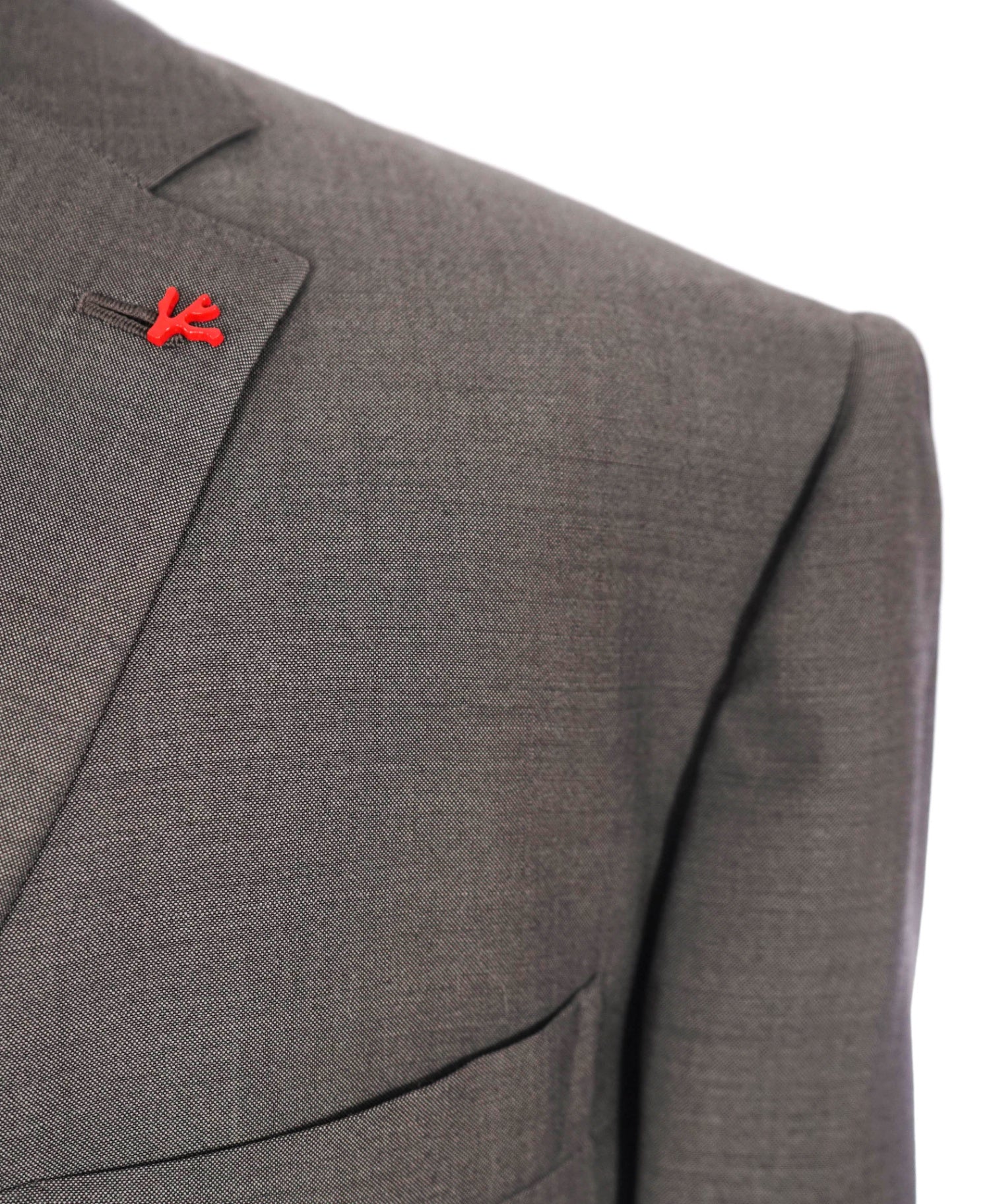 $6,500 ISAIA Solid Gray CUSOTM MADE Wool/Mohair Blazer 50S US