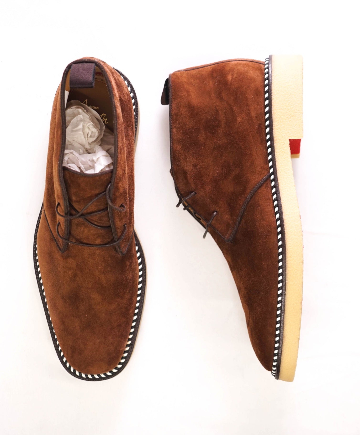 $1,150 Christian Louboutin - Brown Suede Footwear - US 9 (42EU)
