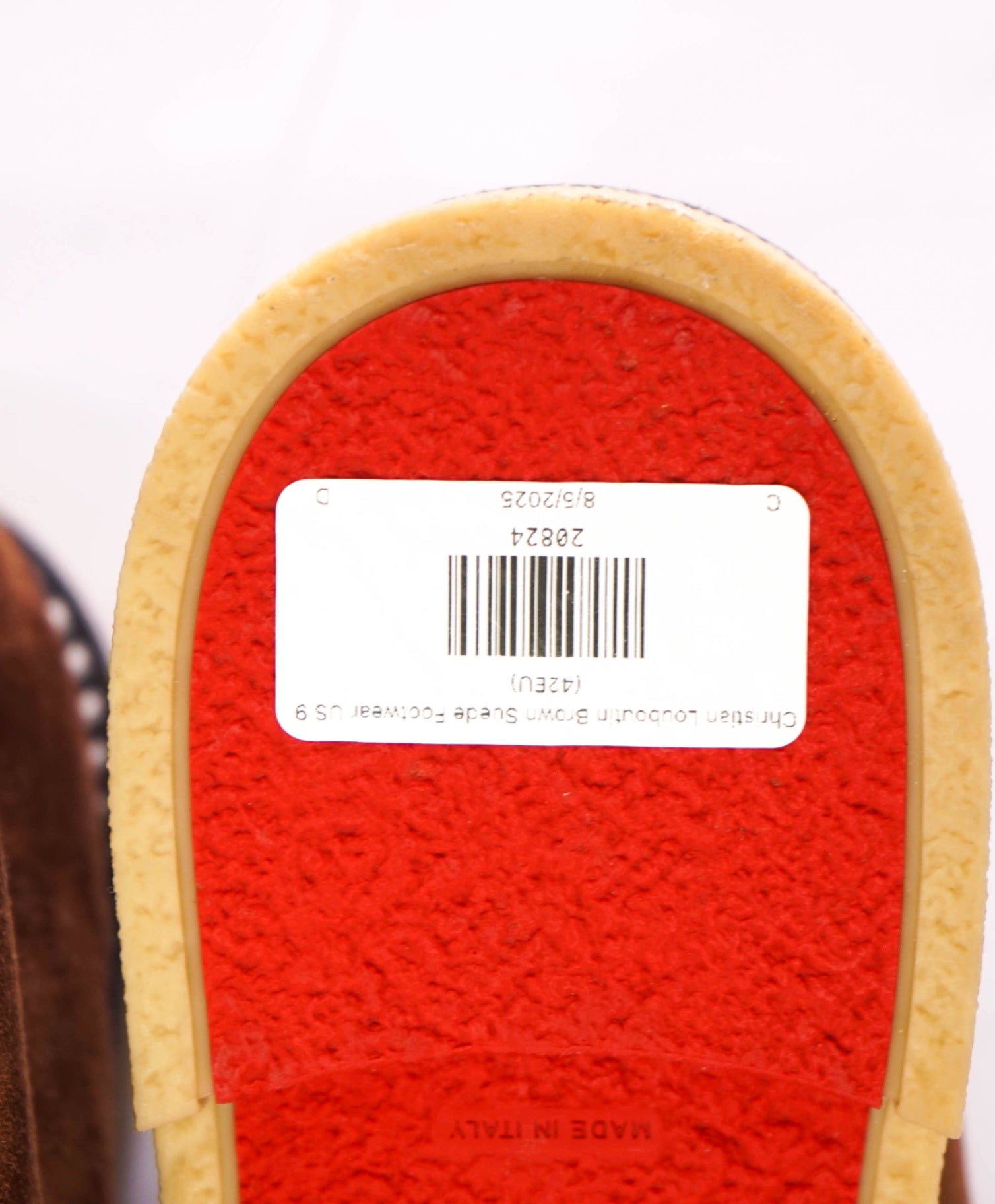 $1,150 Christian Louboutin - Brown Suede Footwear - US 9 (42EU)