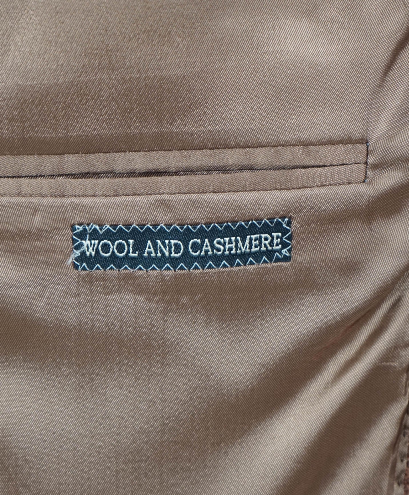 VINTAGE Corneliani - Brown Windowpane Wool/Cashmere Blazer - 40R