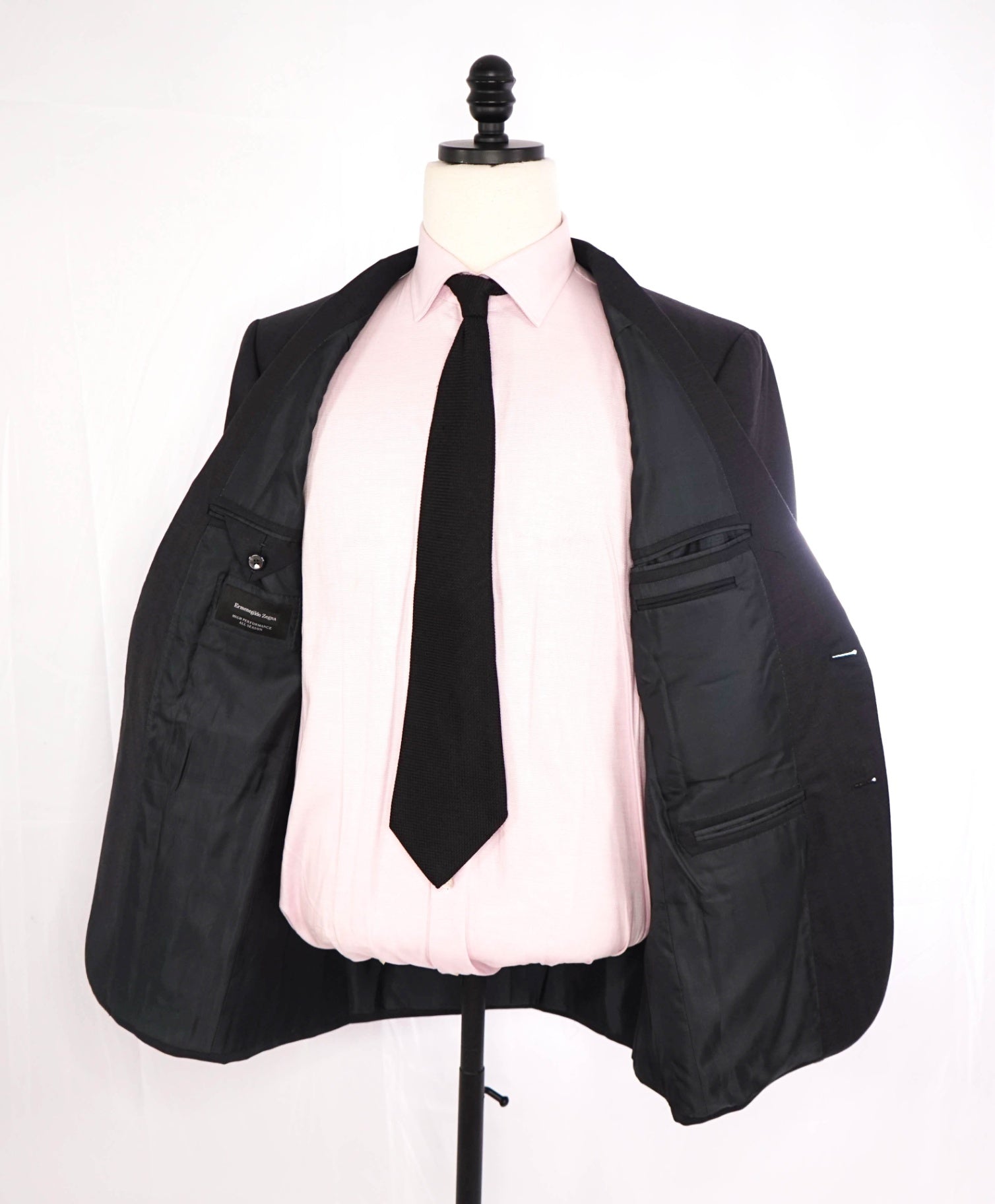 $3,290 ZEGNA-“HIGH PERFORMANCE” Gray Herringbone Blazer- 40R