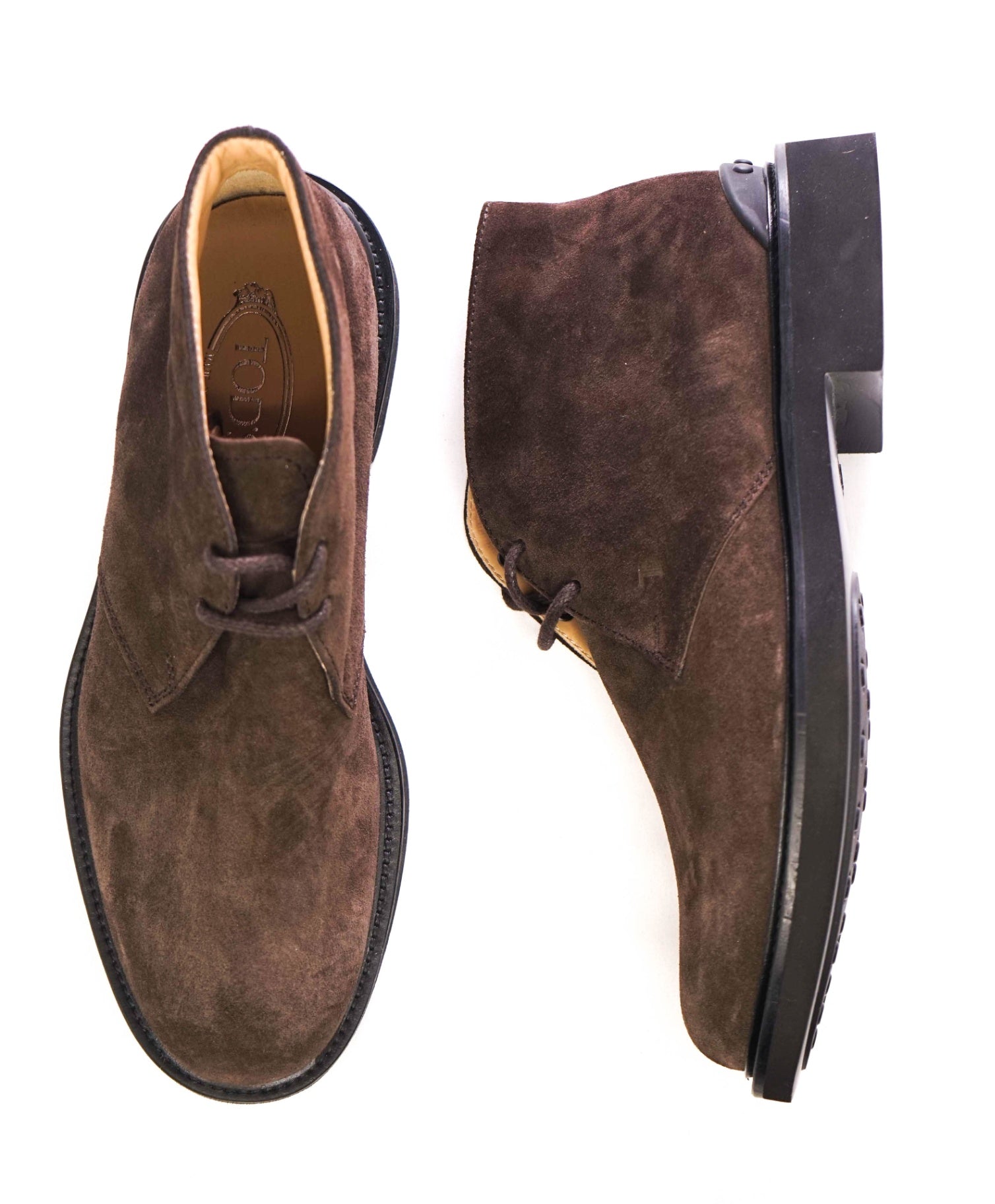 TOD’S - Suede "POLACCO GOMMA" Brown Chukka Boot - US 8 (7UK)
