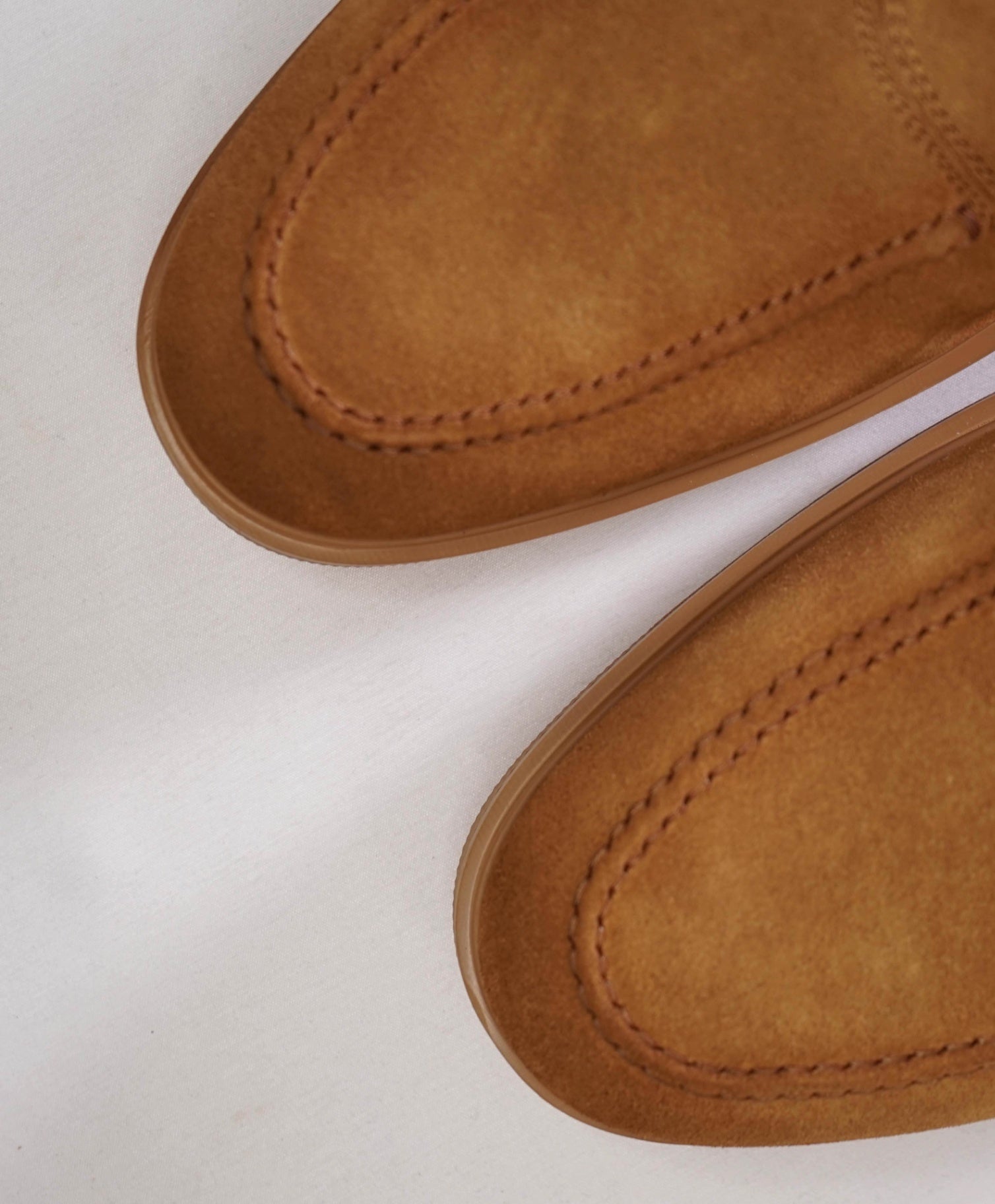 $750 SANTONI "Easy" Light Brown Sand Suede Loafers US 12 (UK11)