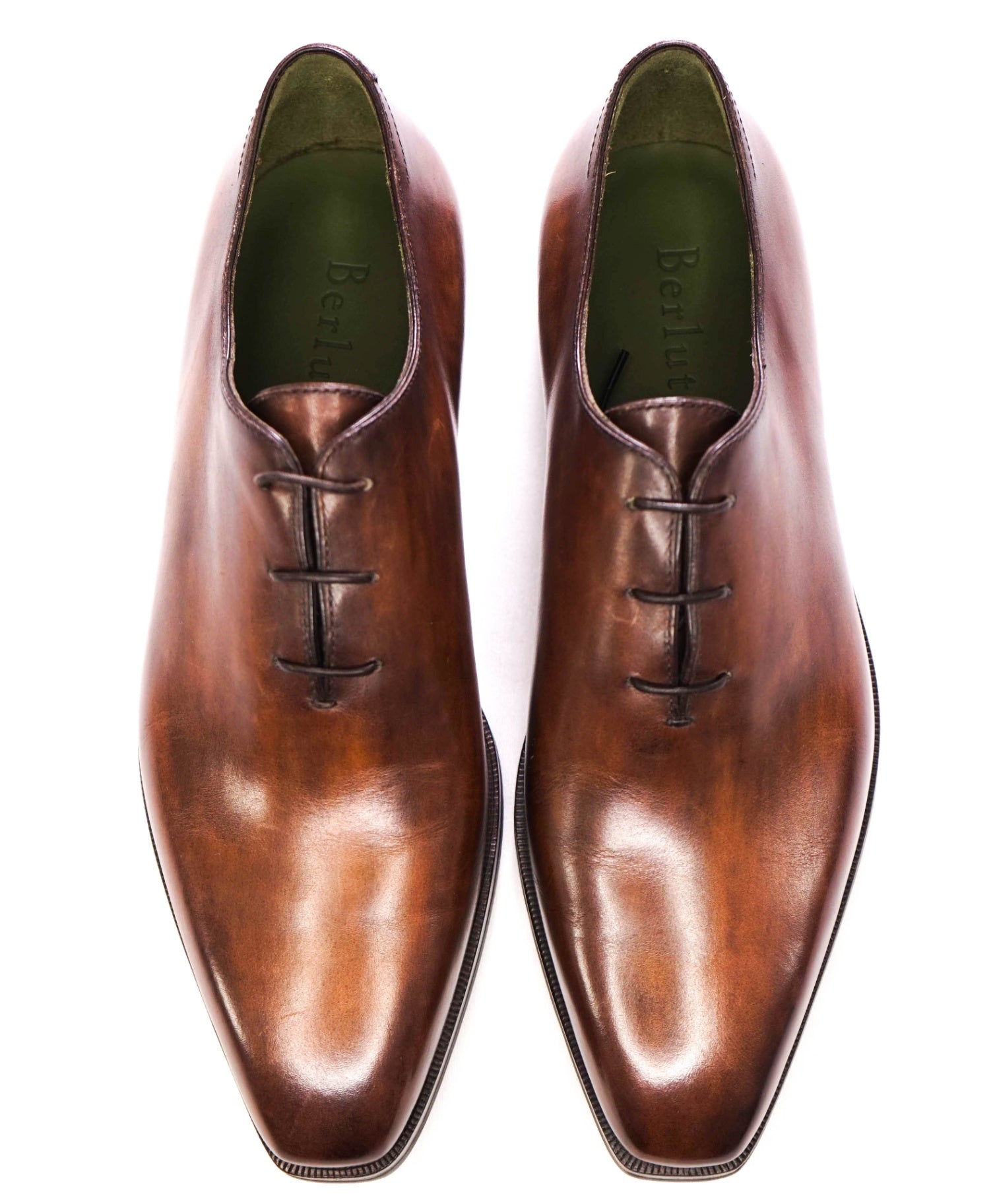 $2,600 BERLUTI Blake Whole-Cut Venezia Leather Oxfords 7US (6UK)