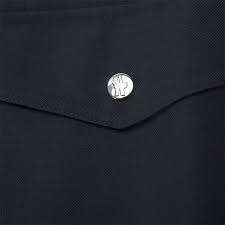 $2,895 MONCLER - Navy Wool Blend Padded Blazer Jacket - (Sz4) XL 42