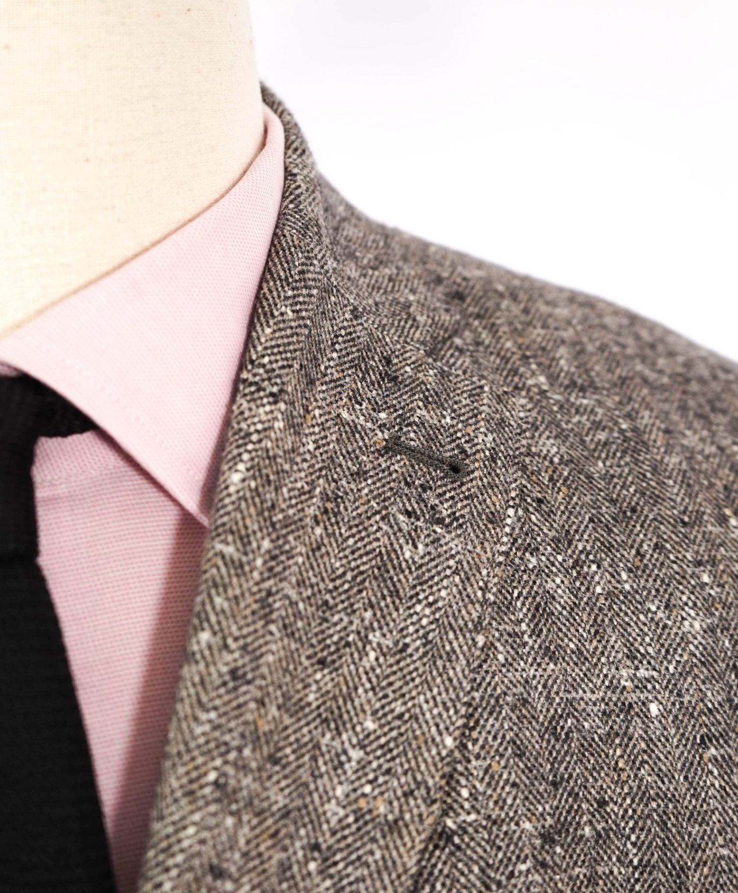 $995 Saks Fifth Avenue - Gray Twill Silk/Wool/Cashmere Blazer - 40R
