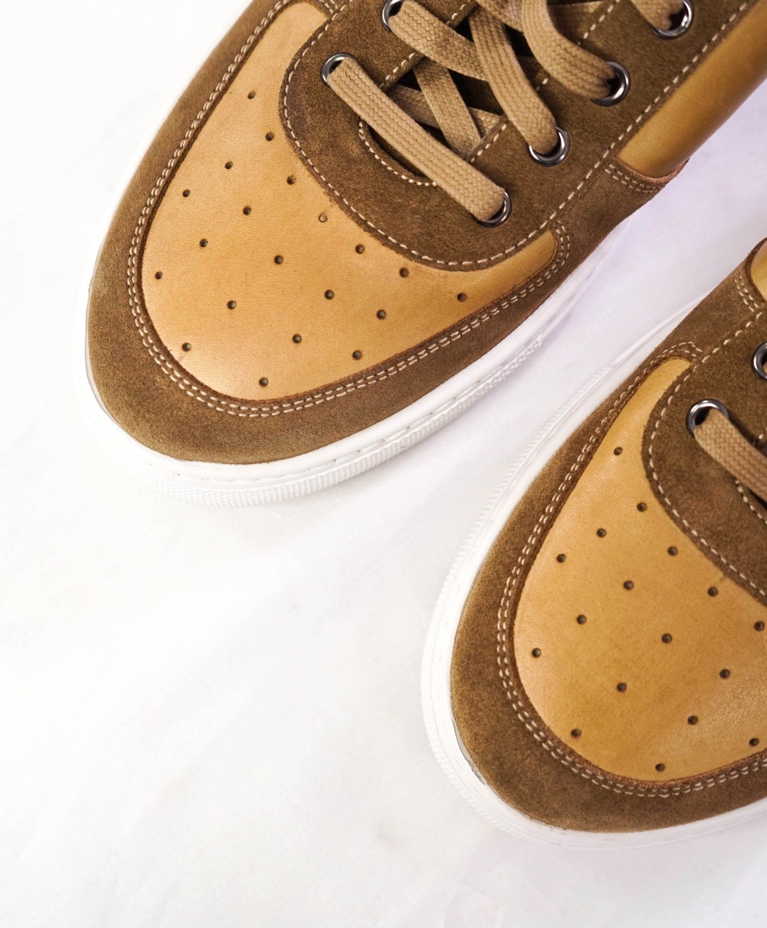$465 MAGNANNI - Brown Sneakers Leather/Suede - 12 M