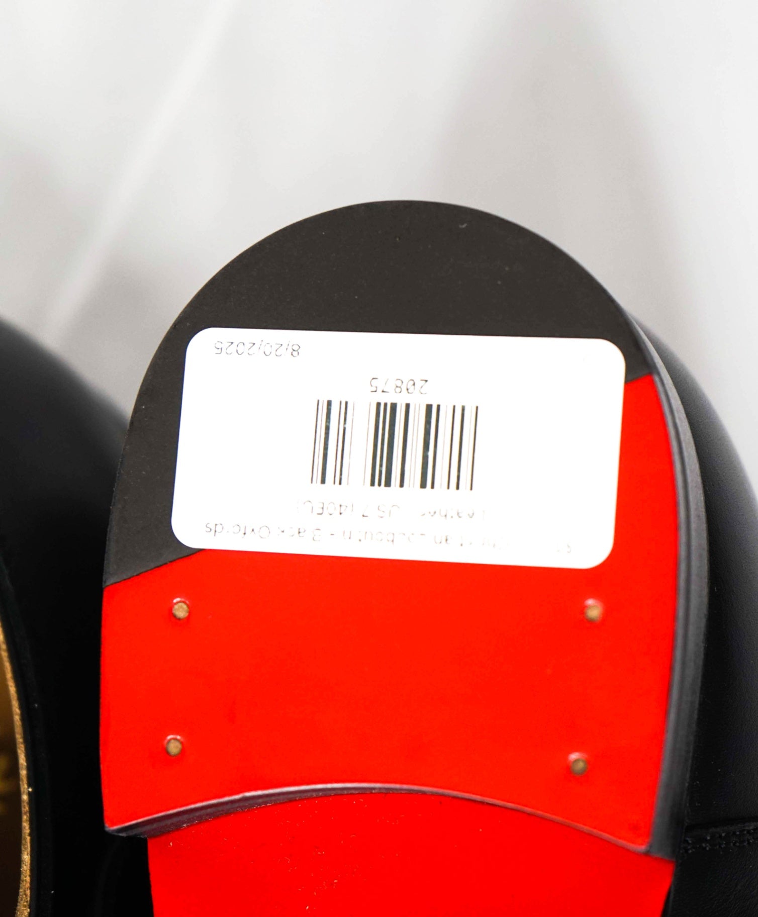 $1,050 Christian Louboutin - GREGGO Black Oxfords - US 7 (40EU)