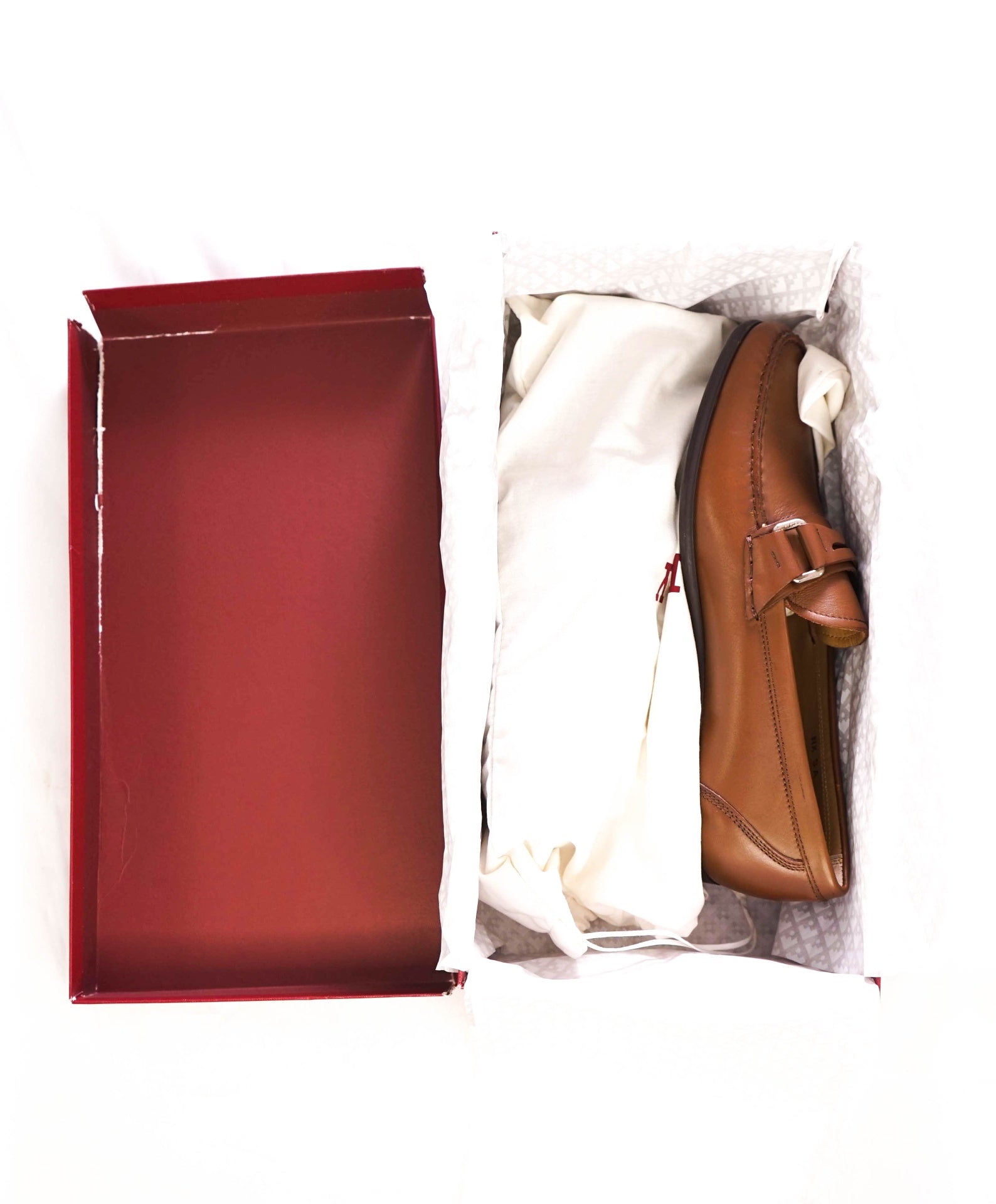 $650 BALLY - Tobacco Brown Loafers Leather - US 8 D