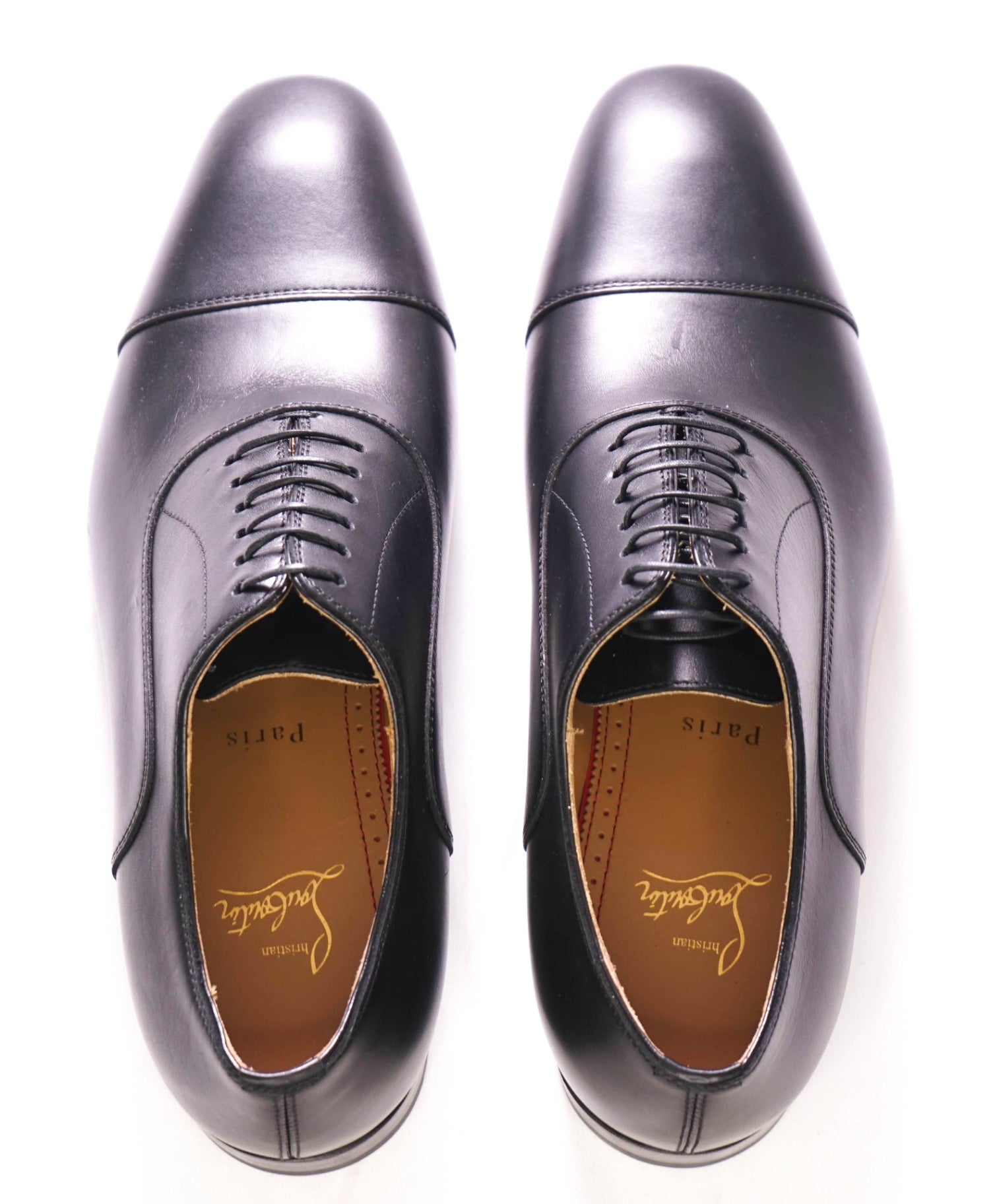 $1,050 Christian Louboutin - GREGGO Black Oxfords - US 7 (40EU)