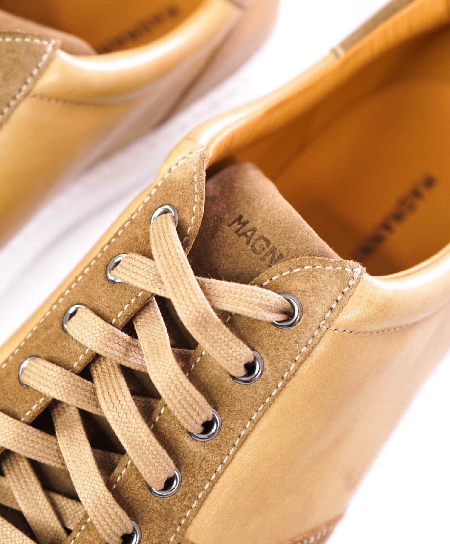 $465 MAGNANNI - Brown Sneakers Leather/Suede - 12 M
