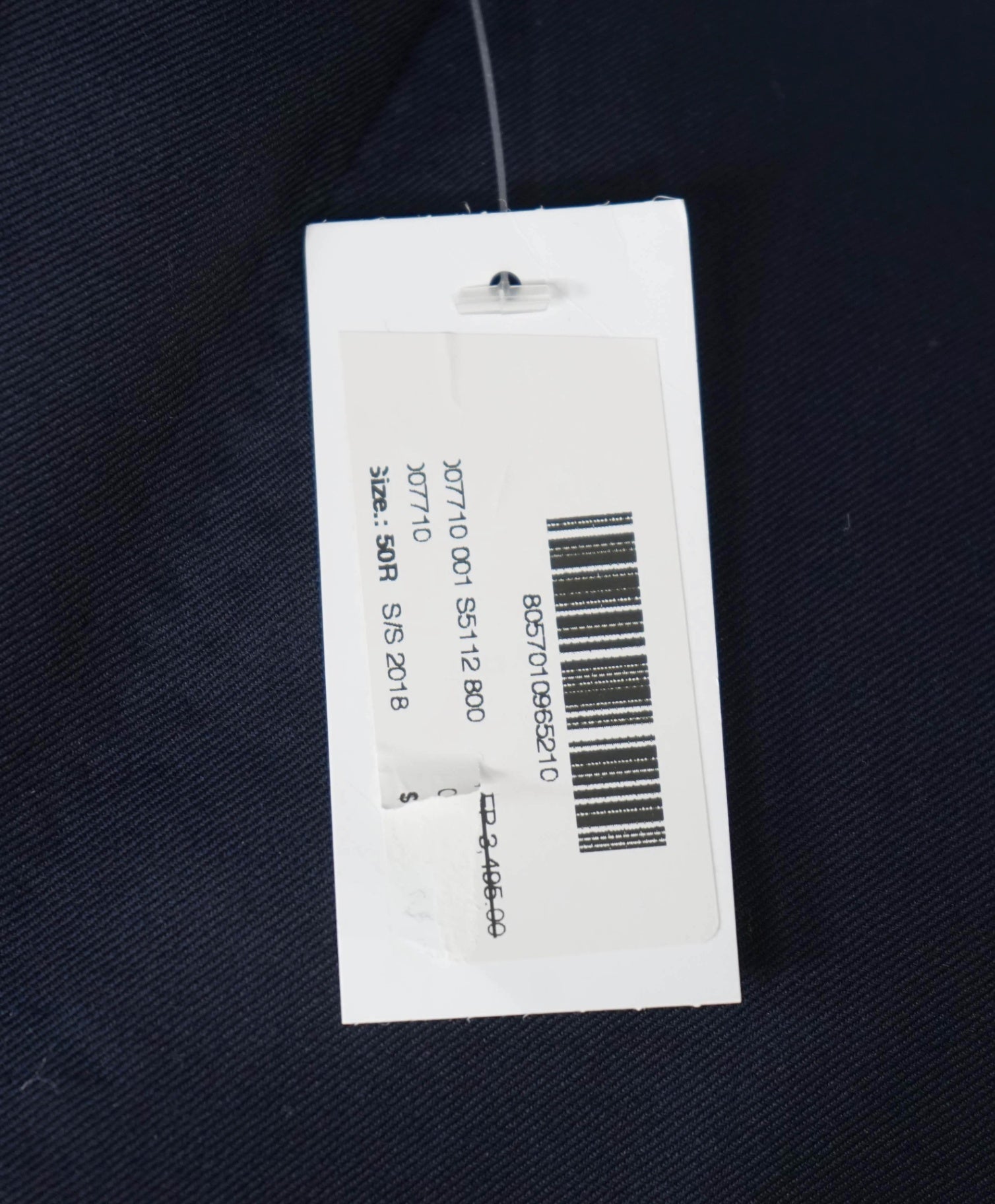 $3,995 ISAIA - Solid Navy Blue *CLOSET STAPLE* Coral Pin Suit - 40R