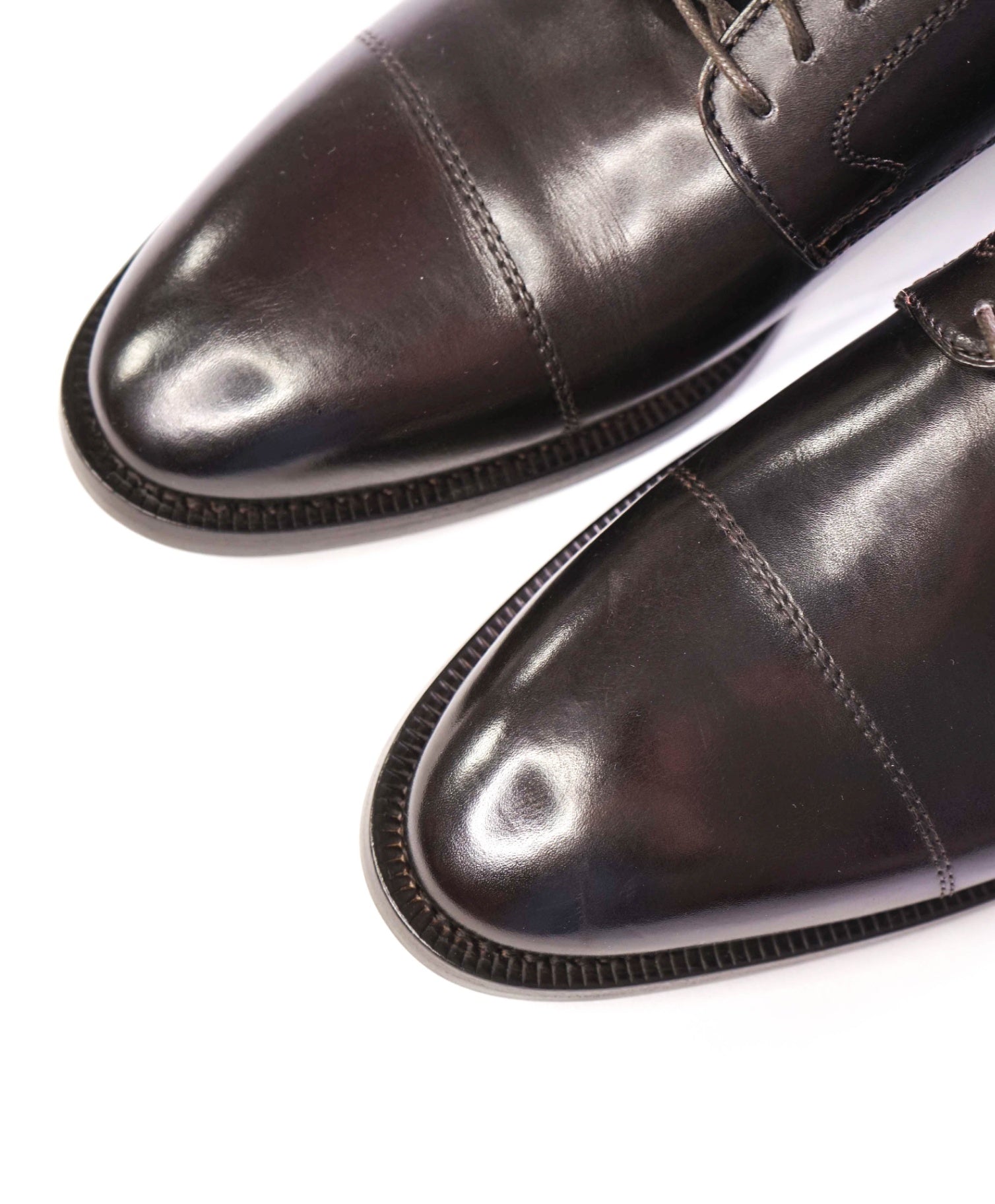 $895 DI BIANCO - Dark brown Derbies Leather - US 8.5 (EU41.5)