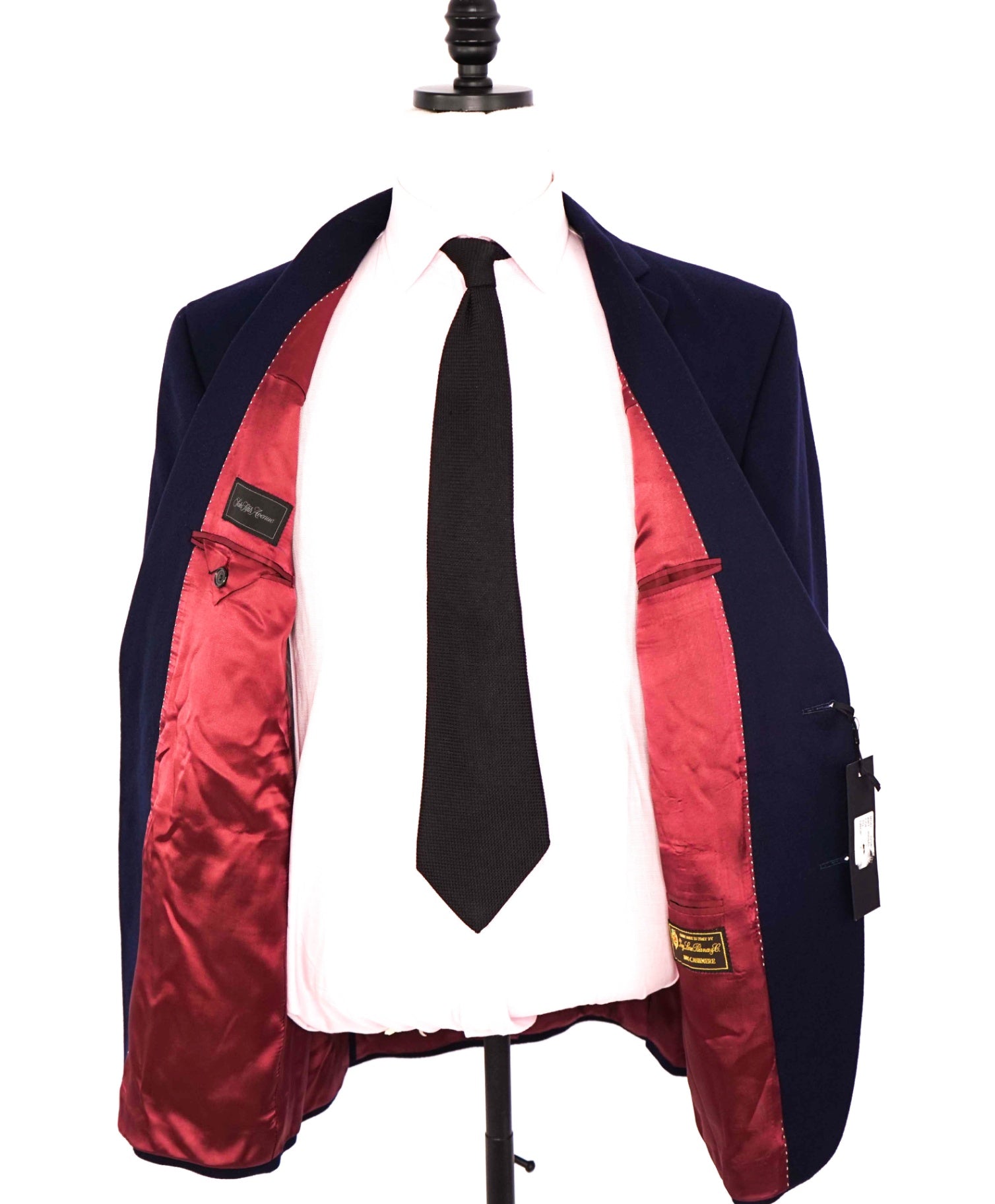 $1,298 SAKS 5TH AVE / LORO PIANA- 100% Cashmere Navy Blazer- 46R