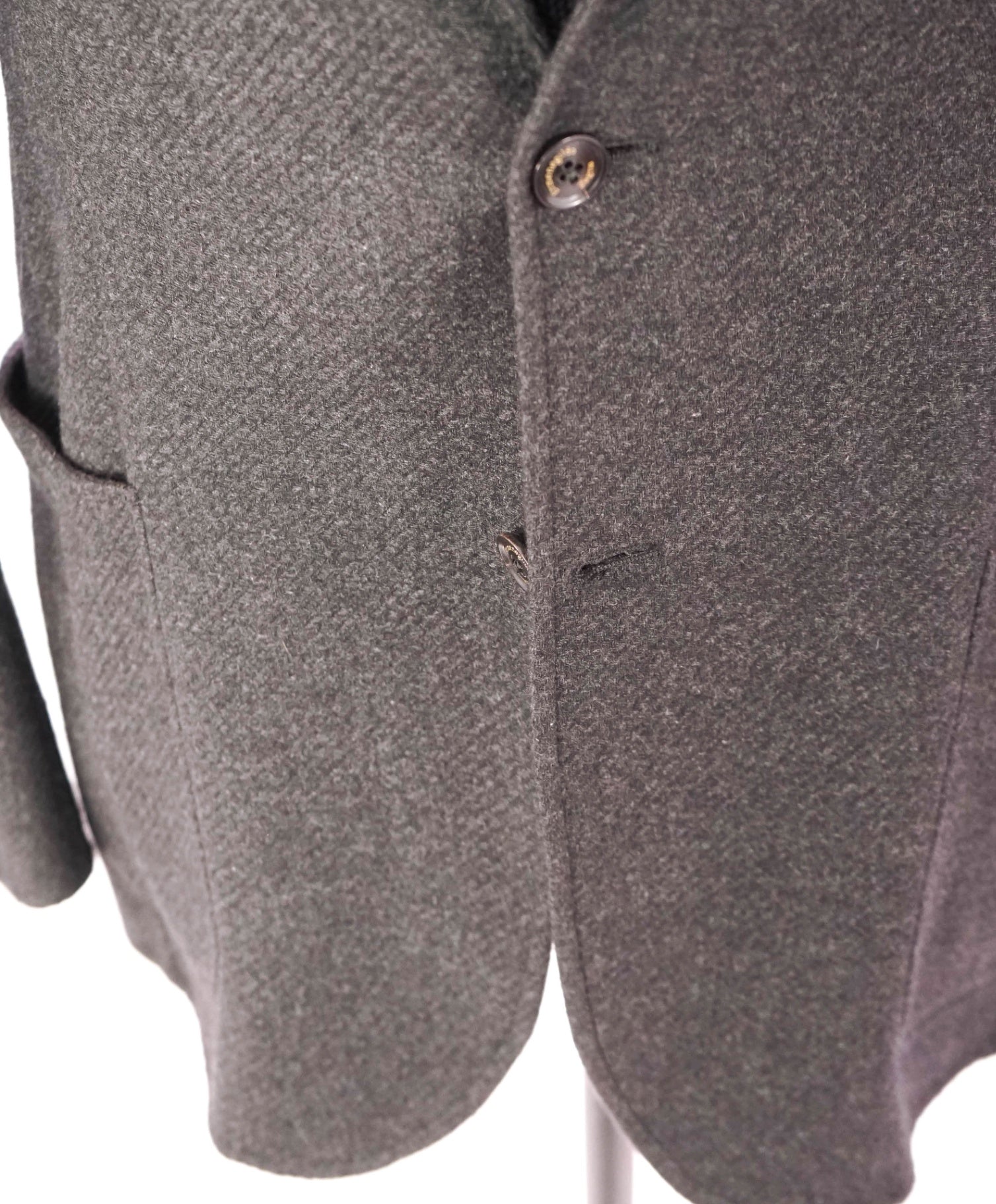 $5,995 ZEGNA - PURE CASHMERE/Lambskin Patch Pocket Blazer - 42R