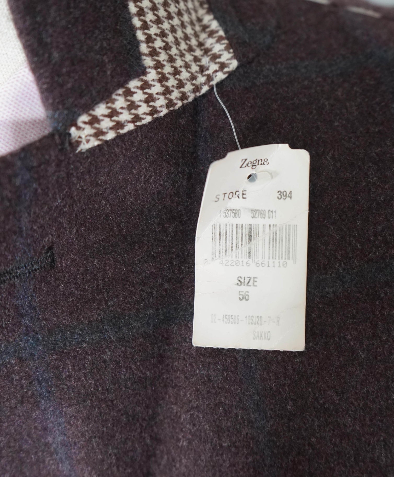 $3,695 ZEGNA - Burgundy "TROFEO" Cashmere STREET JACKET - 46R