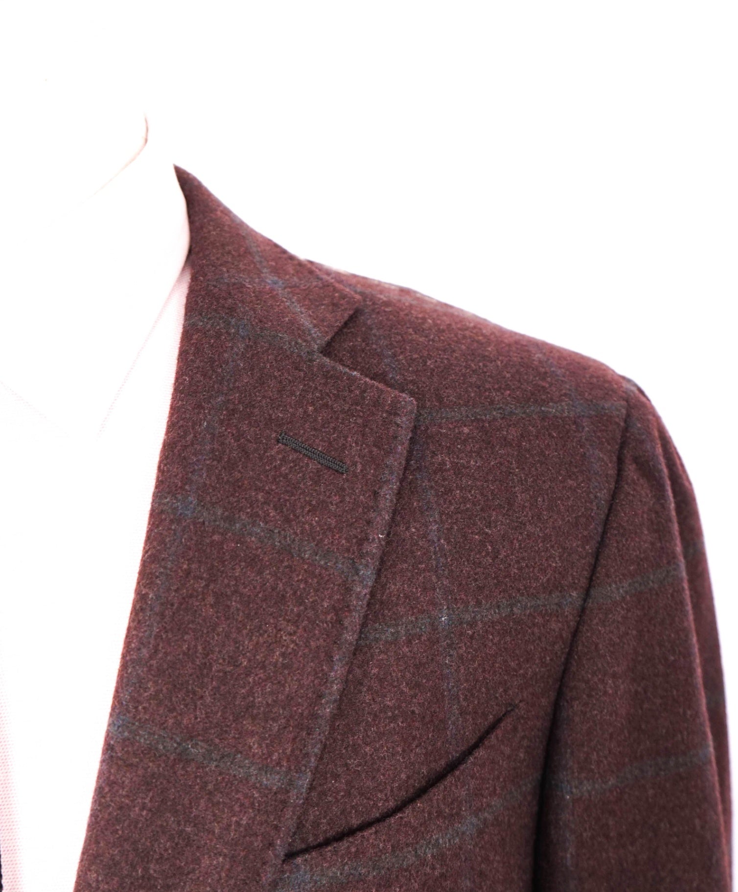 $3,695 ZEGNA - Burgundy "TROFEO" Cashmere STREET JACKET - 46R