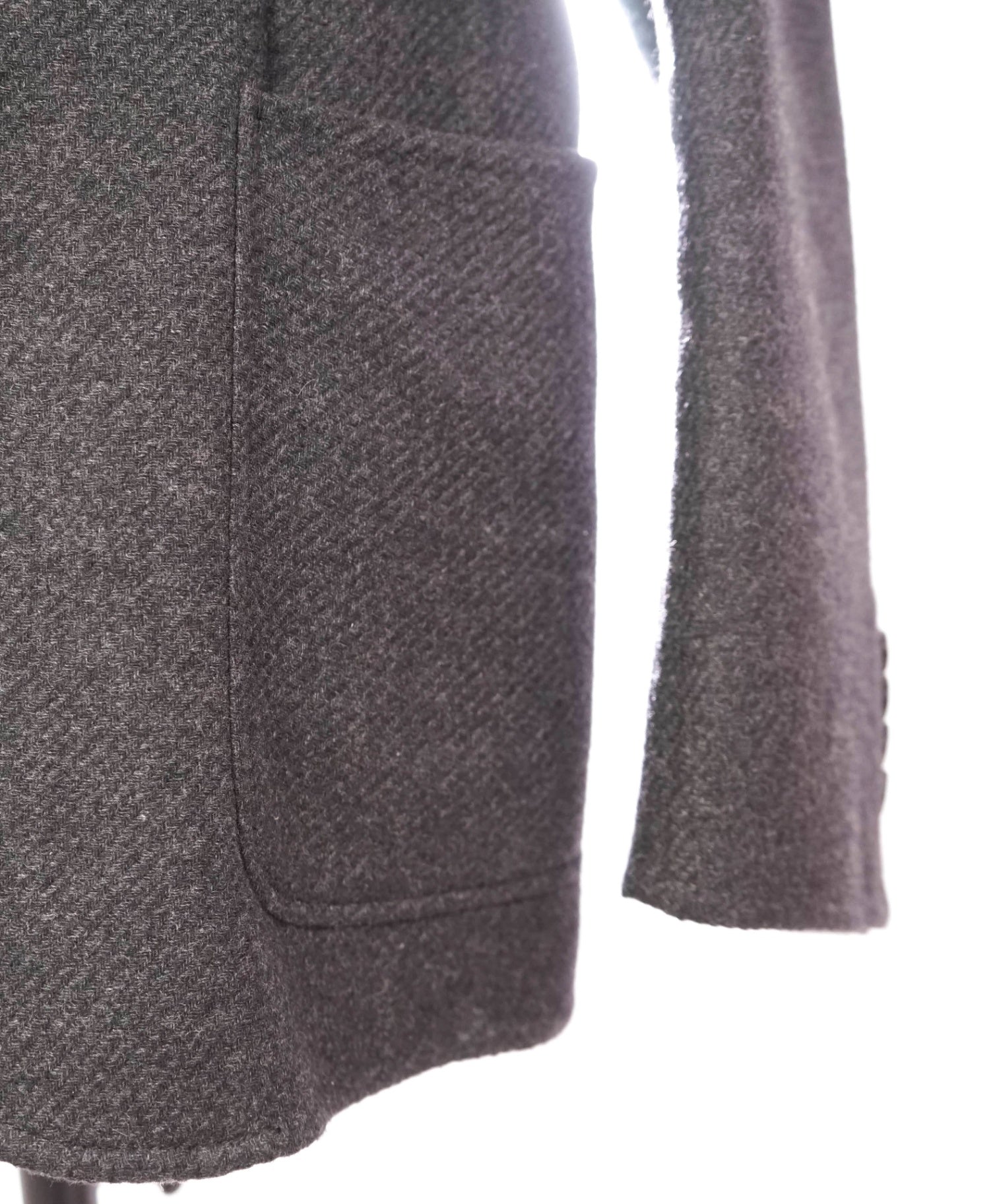 $5,995 ZEGNA - PURE CASHMERE/Lambskin Patch Pocket Blazer - 42R