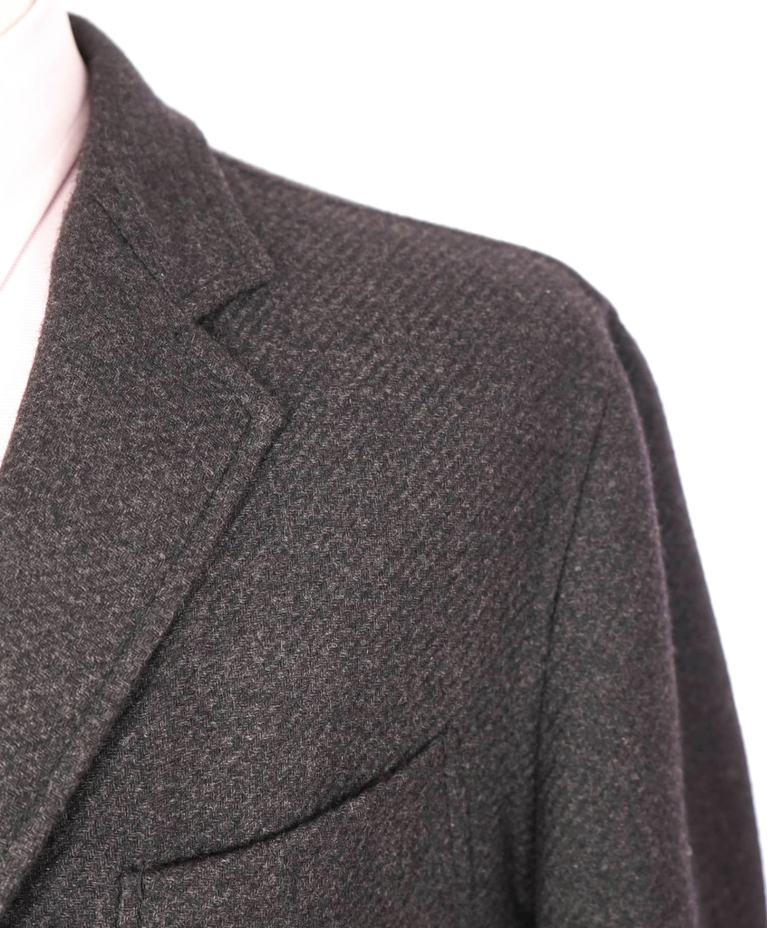 $5,995 ZEGNA - PURE CASHMERE/Lambskin Patch Pocket Blazer - 42R