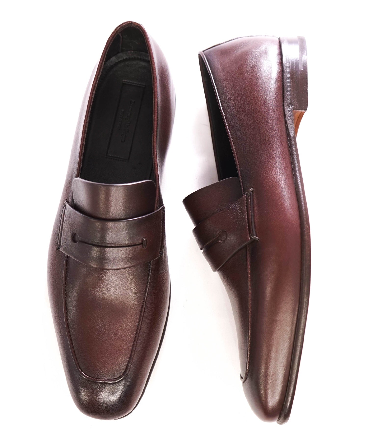 $965 ZEGNA - BROWN *ASOLA MOCASSINO* Loafers - US 11.5 (10.5UK)