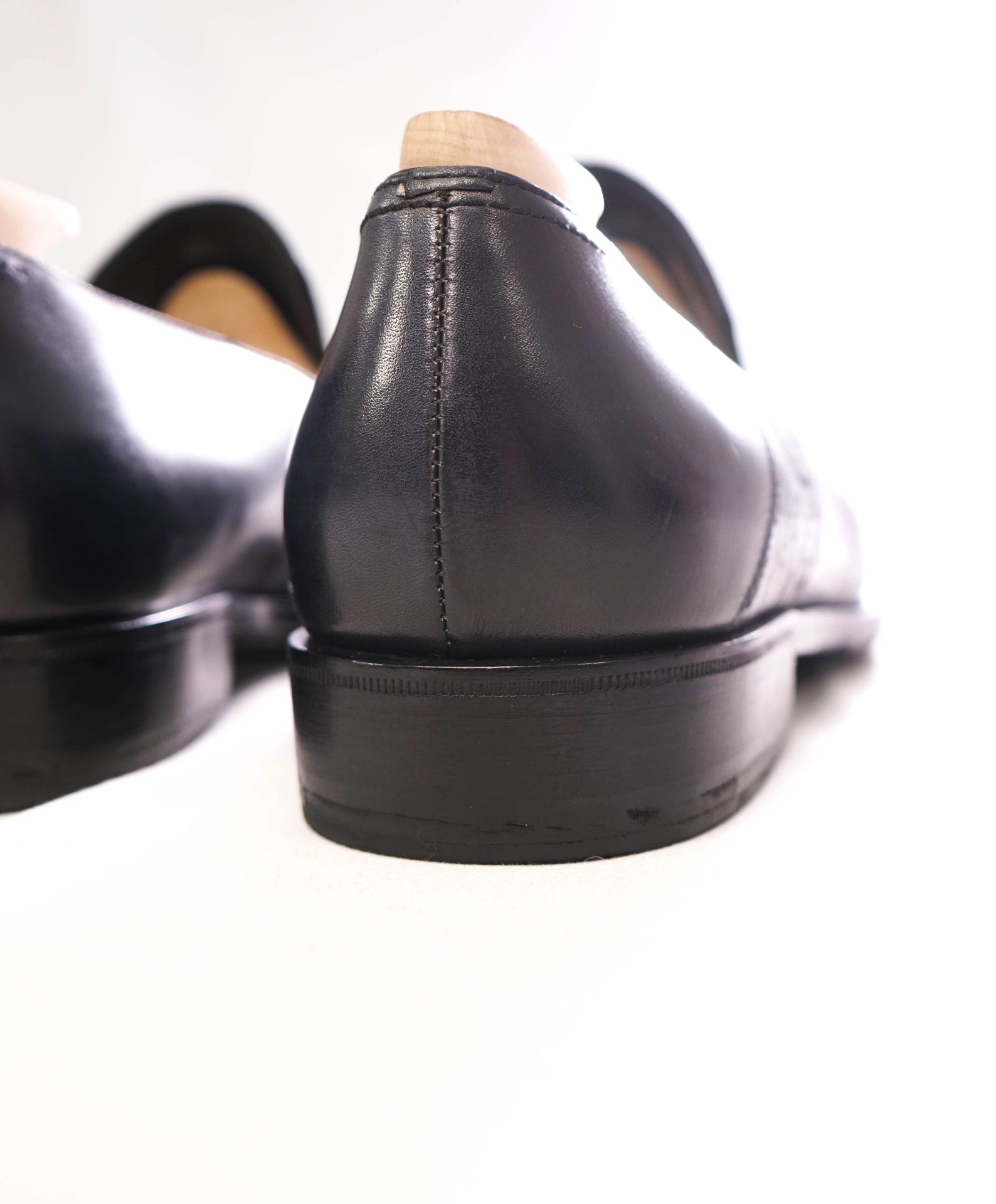 $2,690 BERLUTI - "ANDY" Blue Scritto Leather Loafers- 11.5 US (10.5EU)