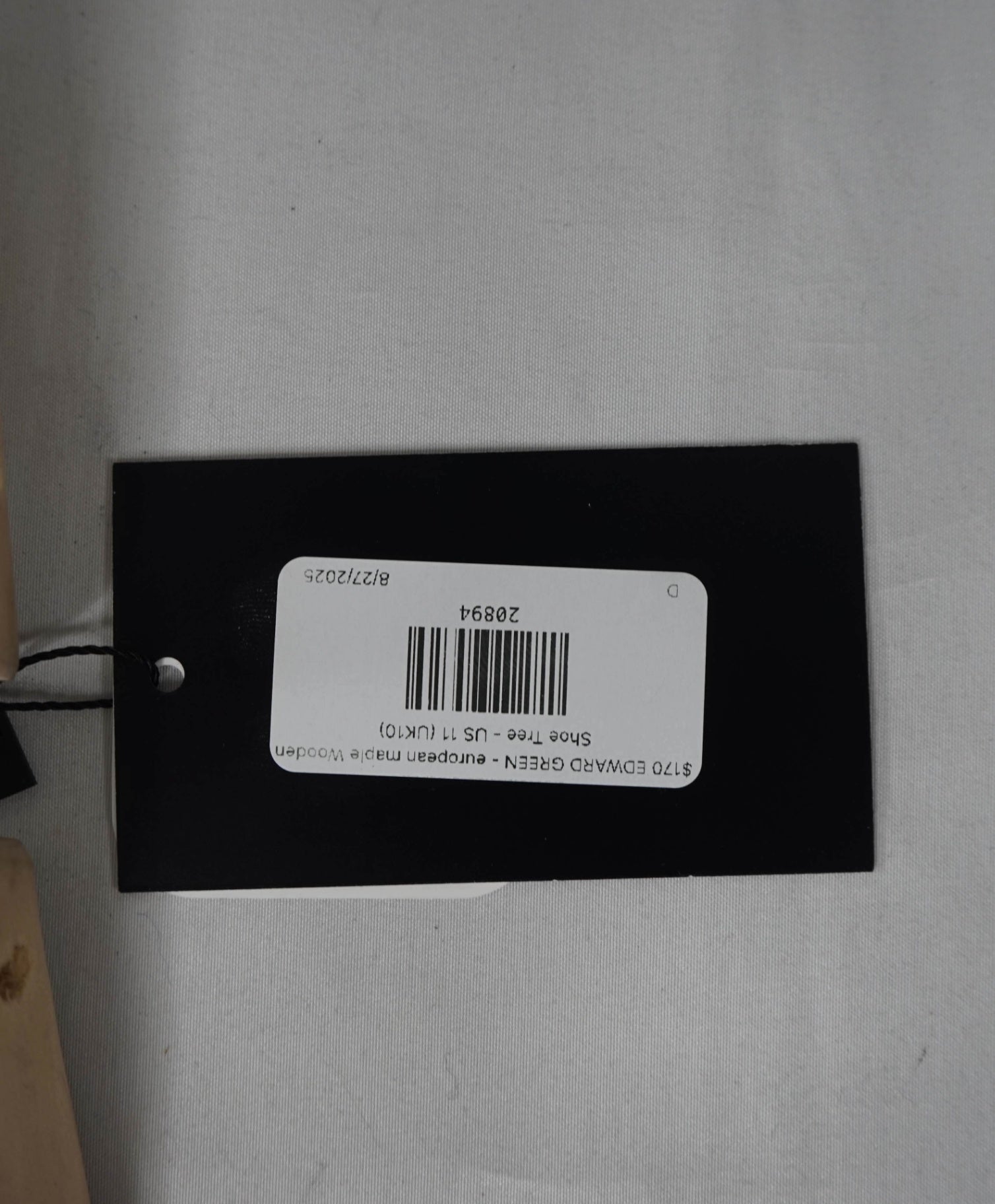 $170 EDWARD GREEN - Double Barrel Shoetree /Shoe Tree - US 11 (UK10)