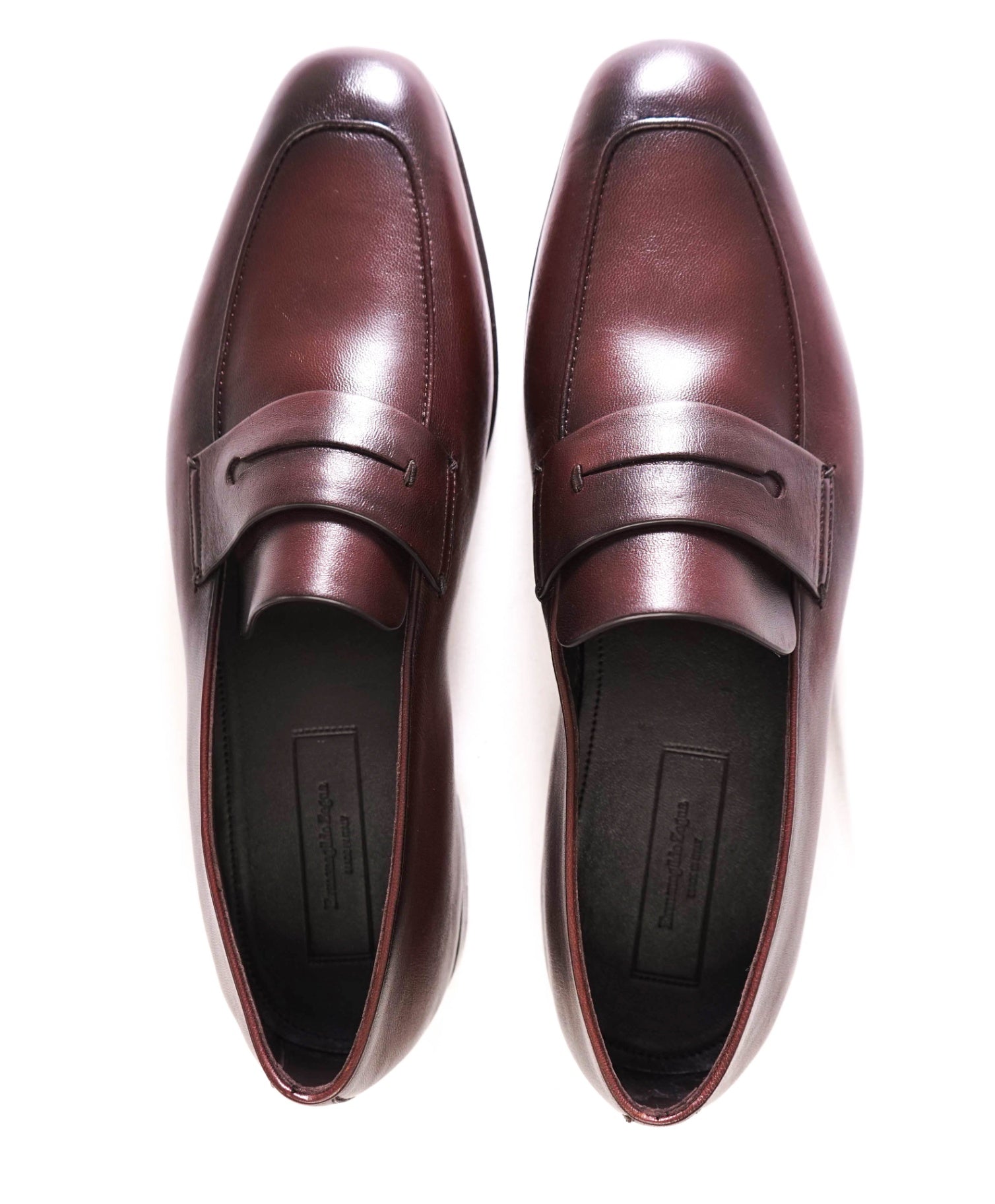 $965 ZEGNA - BROWN *ASOLA MOCASSINO* Loafers - US 11.5 (10.5UK)