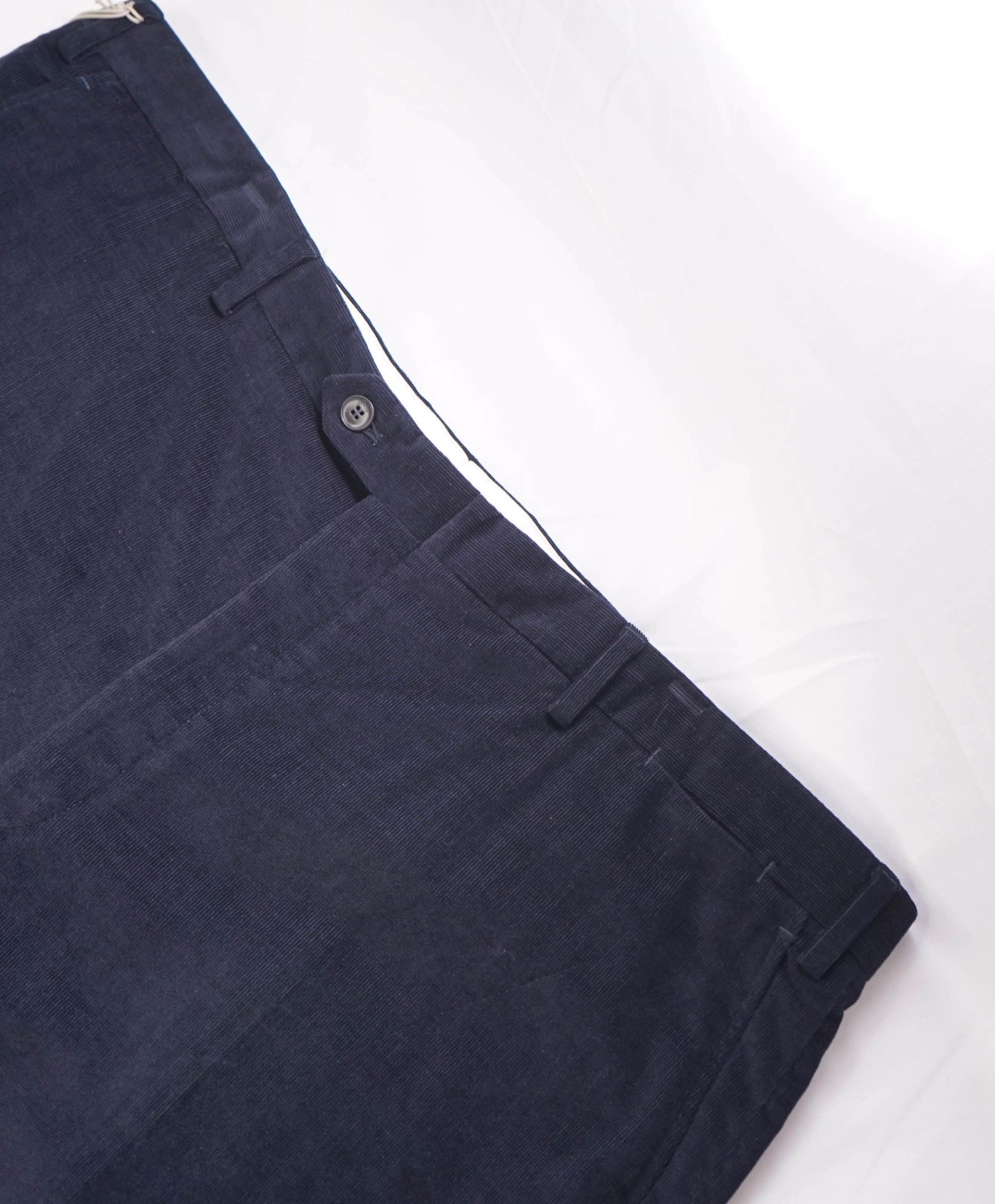 $1,095 BRIONI Navy Corduroy Cotton Pants 42W