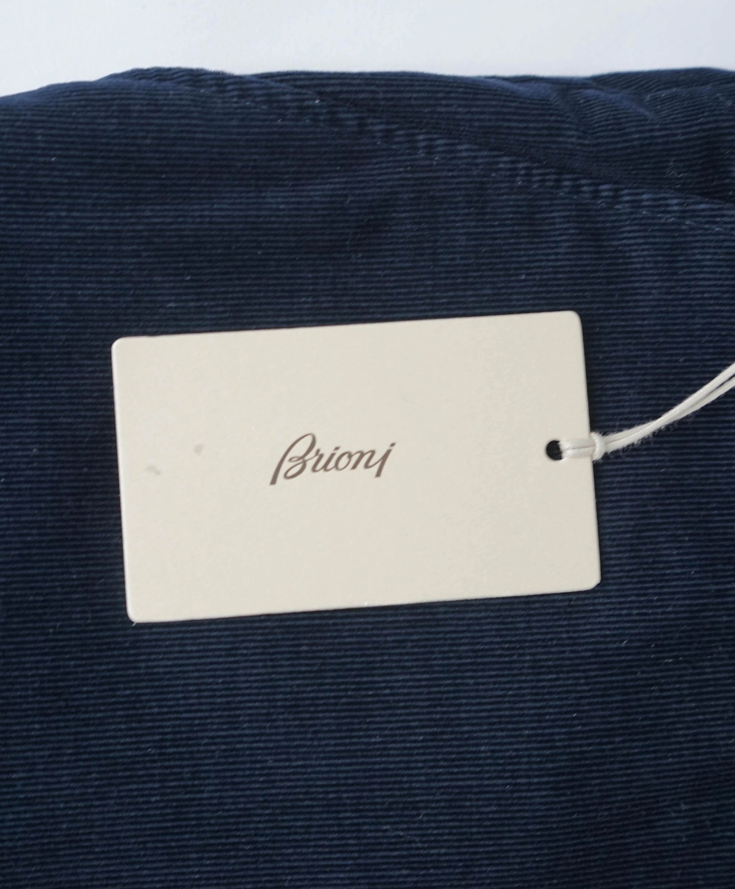 $1,095 BRIONI Navy Corduroy Cotton Pants 42W