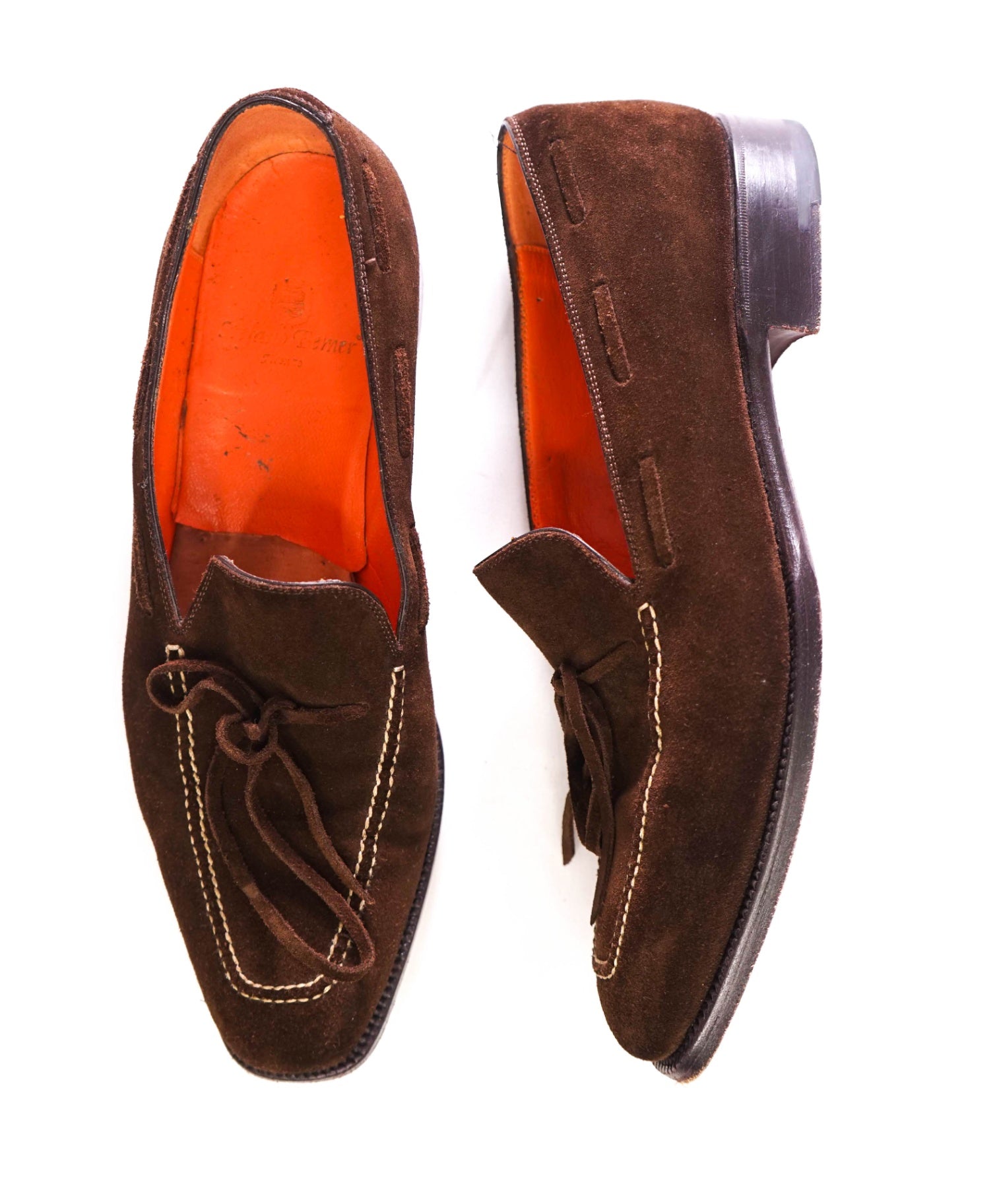 $1,695 STEFANO BEMER - Leather Brown Loafers - US 10 (43EU)