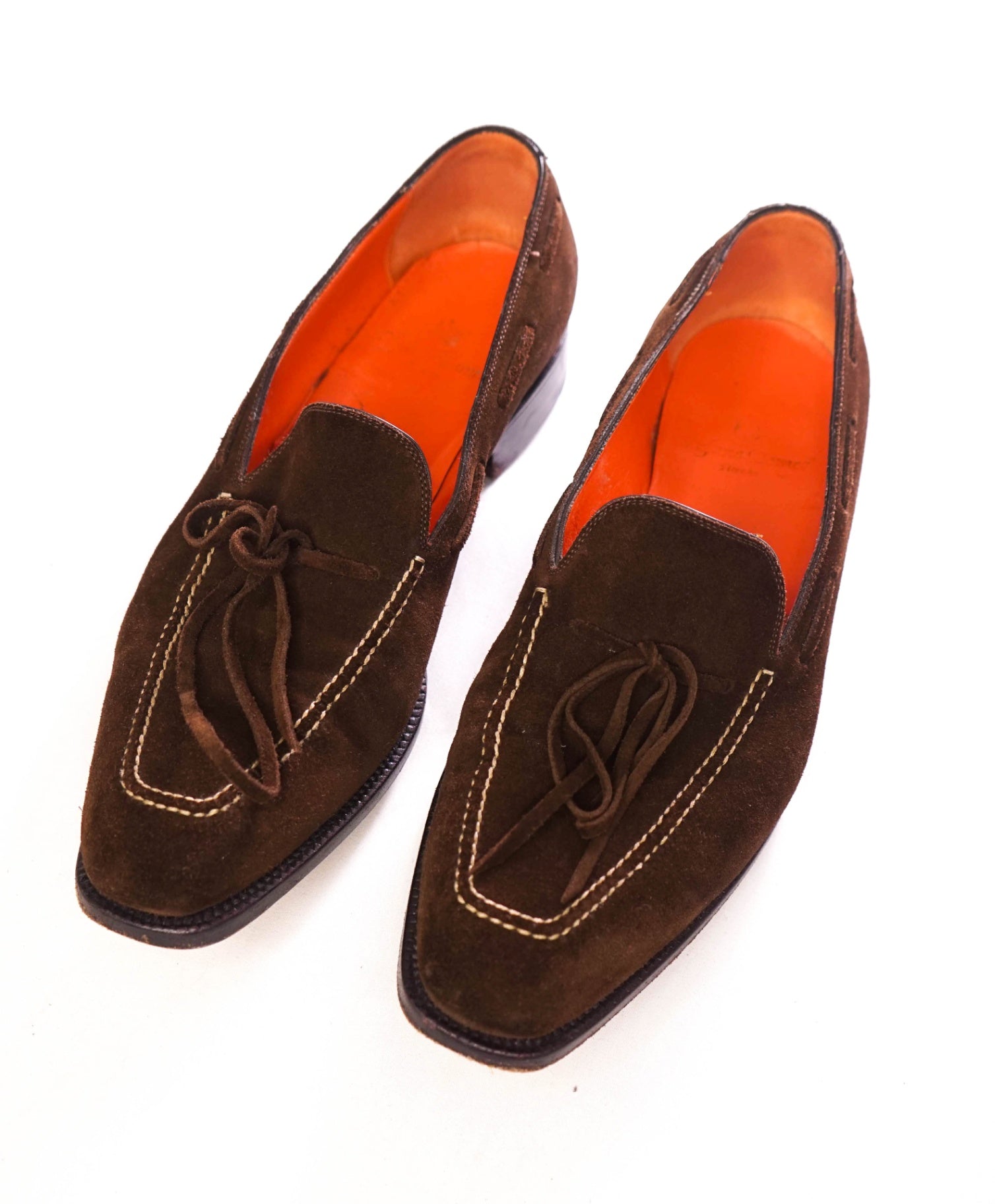 $1,695 STEFANO BEMER - Leather Brown Loafers - US 10 (43EU)