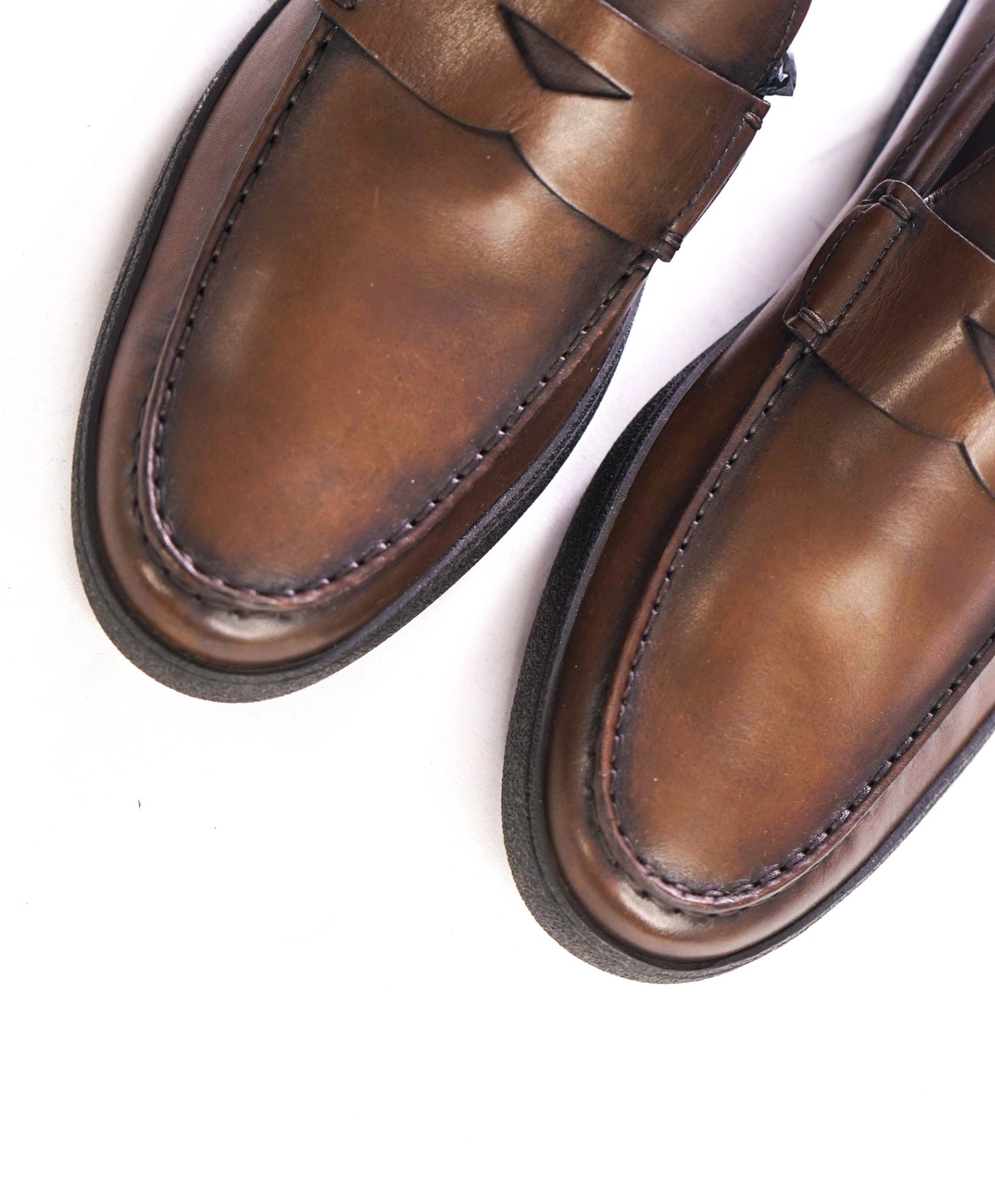 $800 TOD'S - Leather Brown Penny Loafers - US 9 (UK8)
