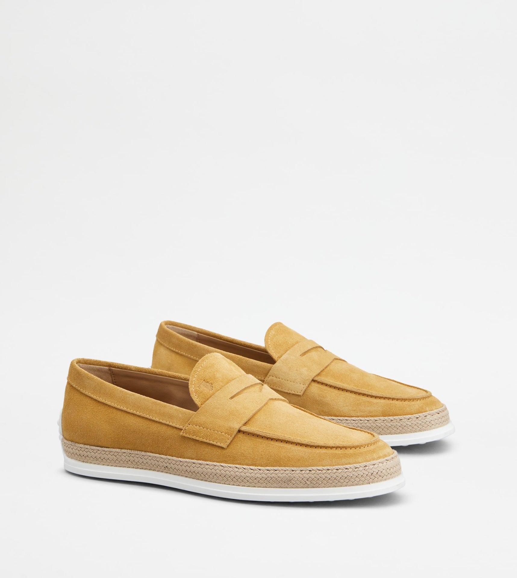 $1,045 TOD'S - Suede Neutral Sun Suede Driving Loafers - US 11 (UK10)