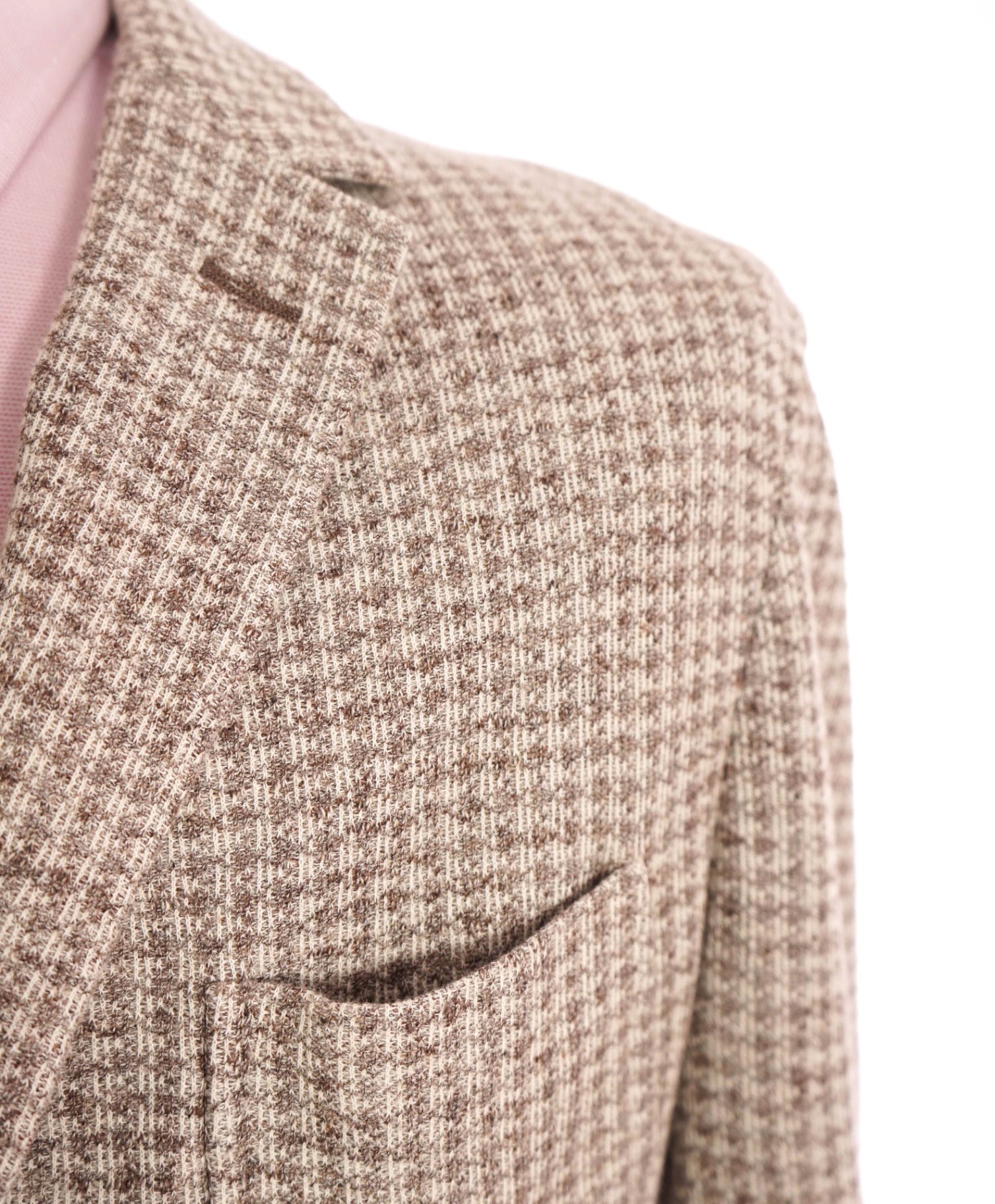 $1,895 CANALI - Textured Beige Cotton/Linen Sport Coat - 42R