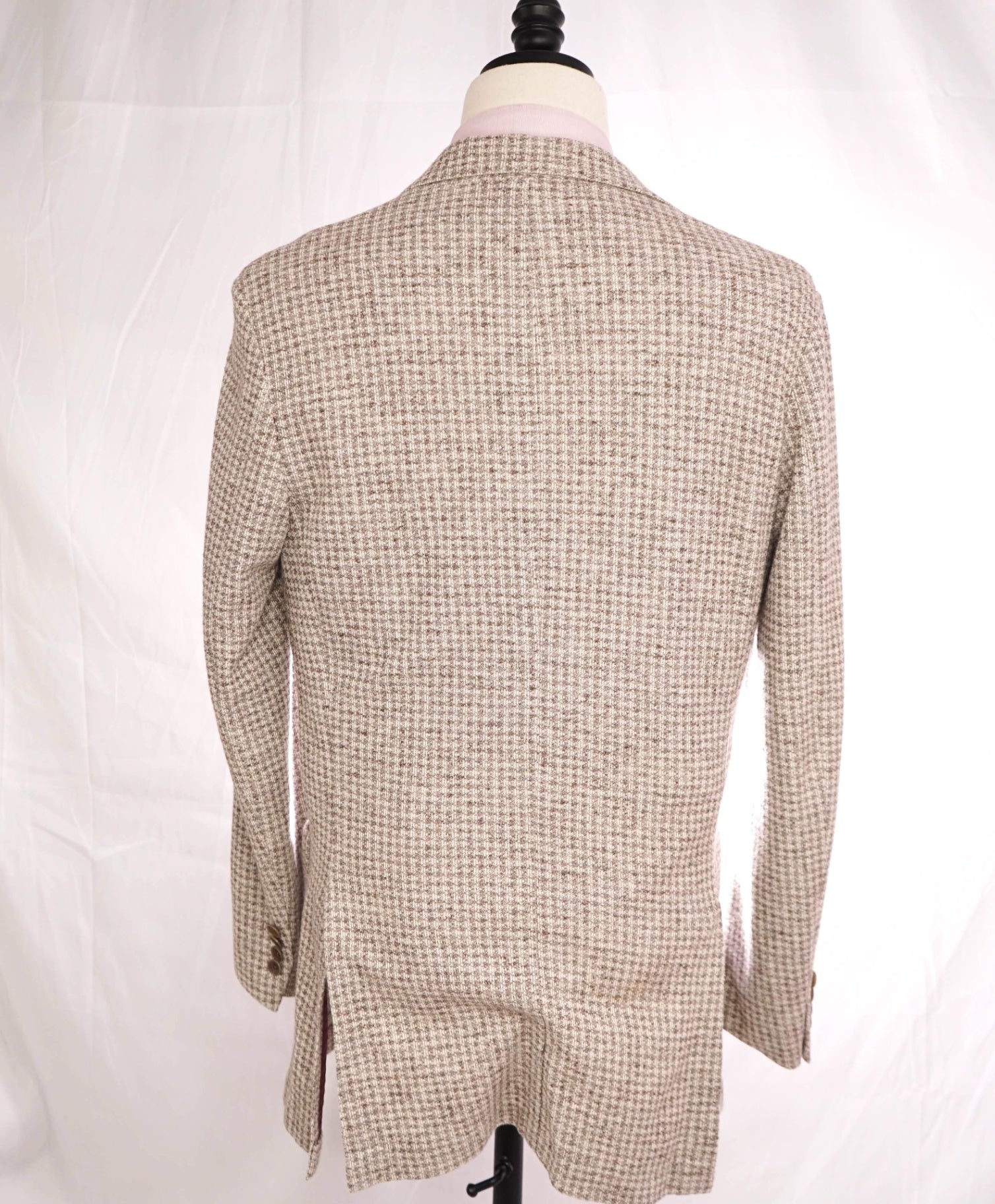 $1,895 CANALI - Textured Beige Cotton/Linen Sport Coat - 42R