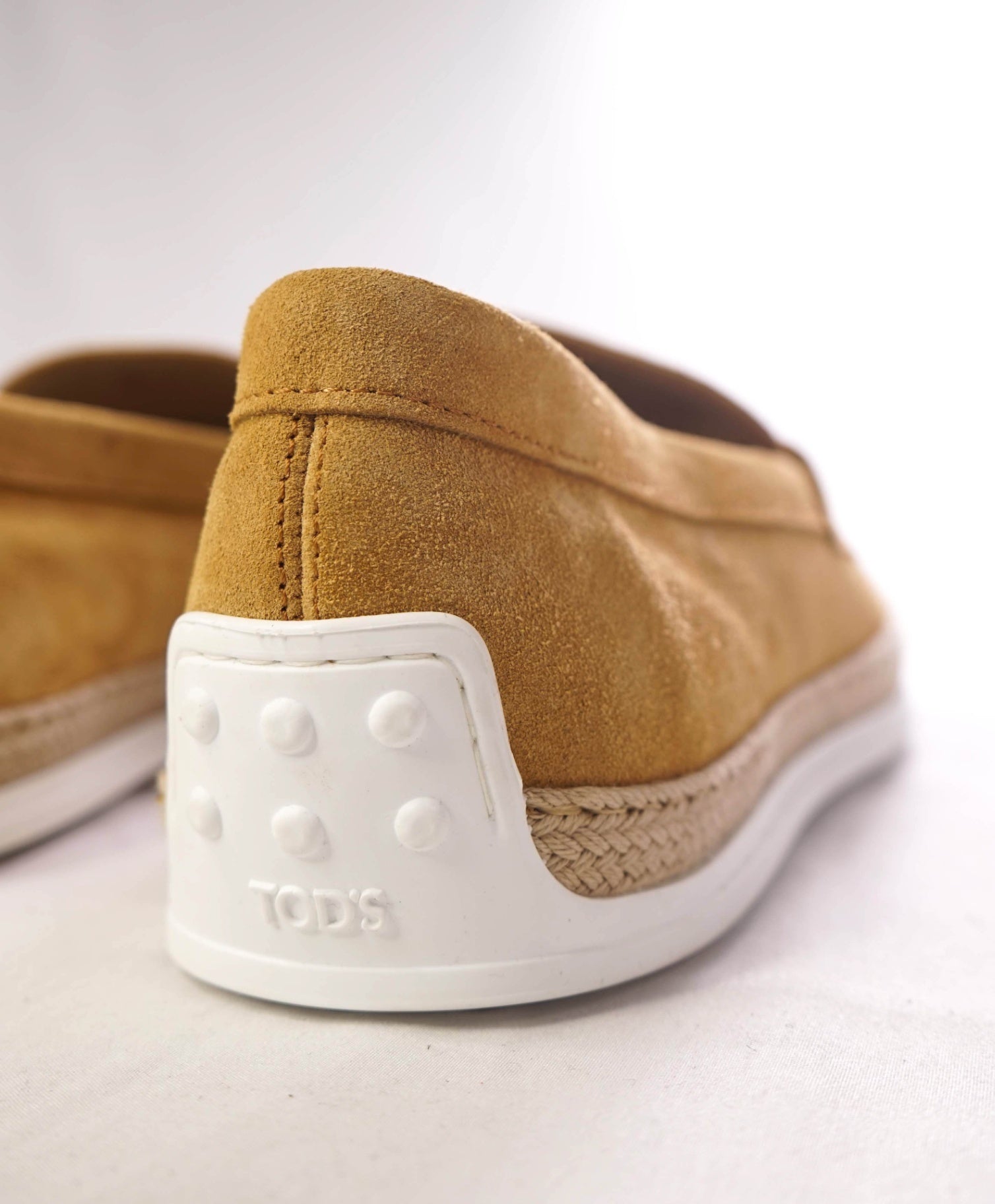$1,045 TOD'S - Suede Neutral Sun Suede Driving Loafers - US 11 (UK10)