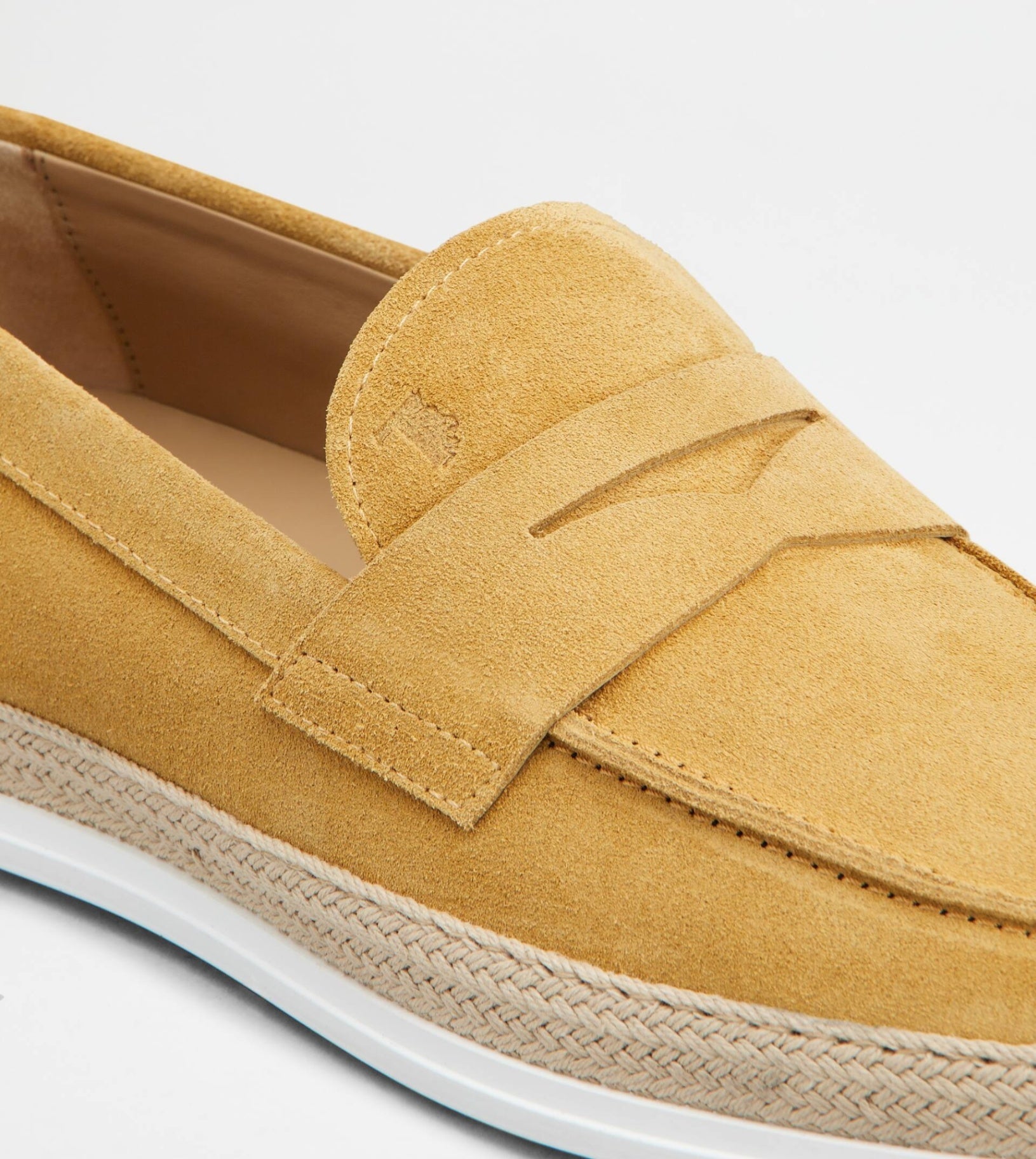 $1,045 TOD'S - Suede Neutral Sun Suede Driving Loafers - US 11 (UK10)