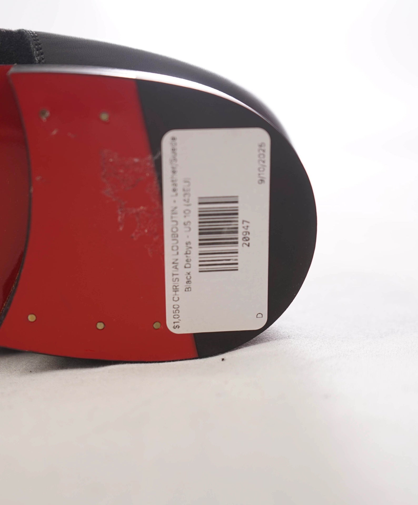 $1,050 CHRISTIAN LOUBOUTIN - Greggo Black - US 10 (43EU)