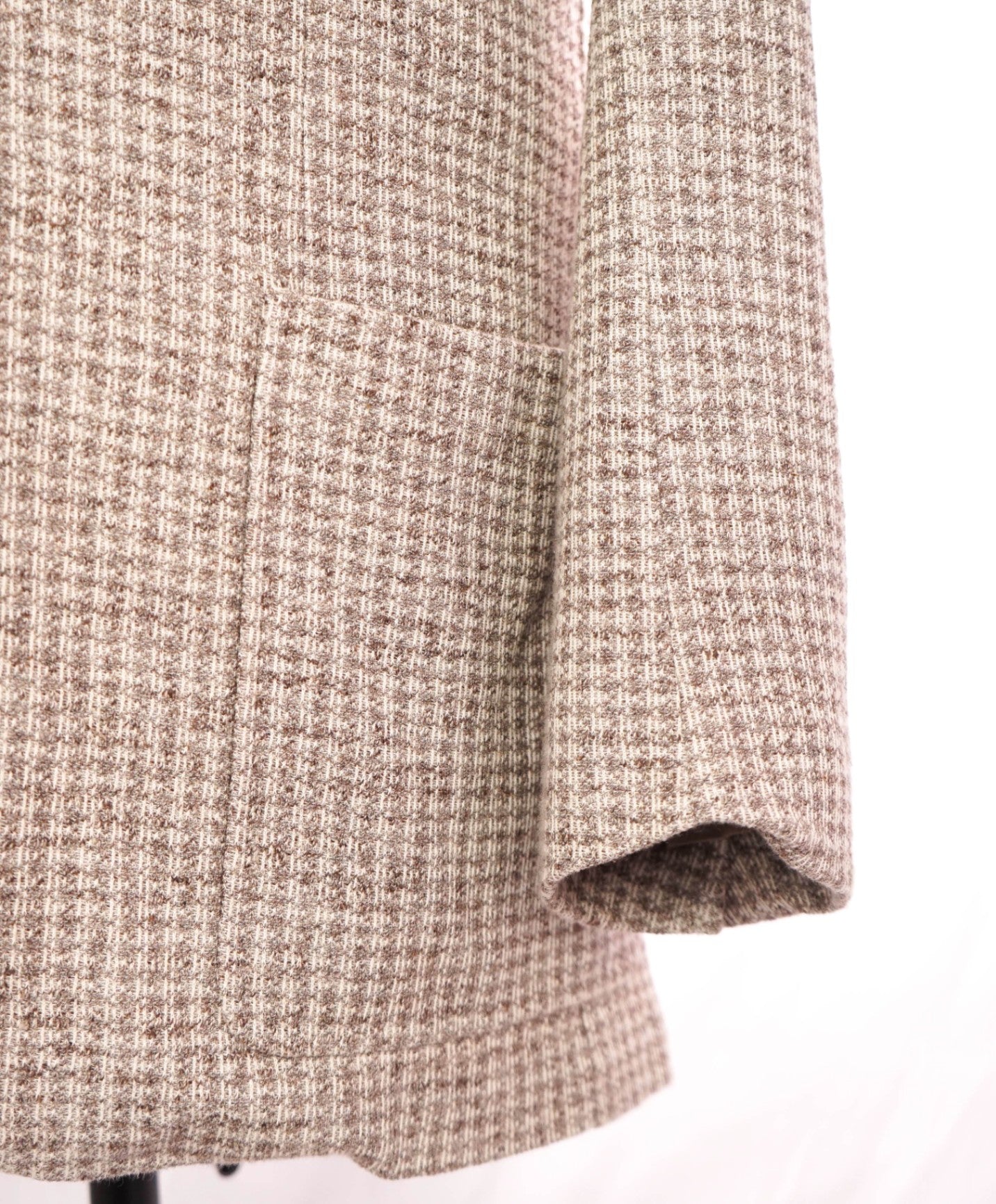 $1,895 CANALI - Textured Beige Cotton/Linen Sport Coat - 42R