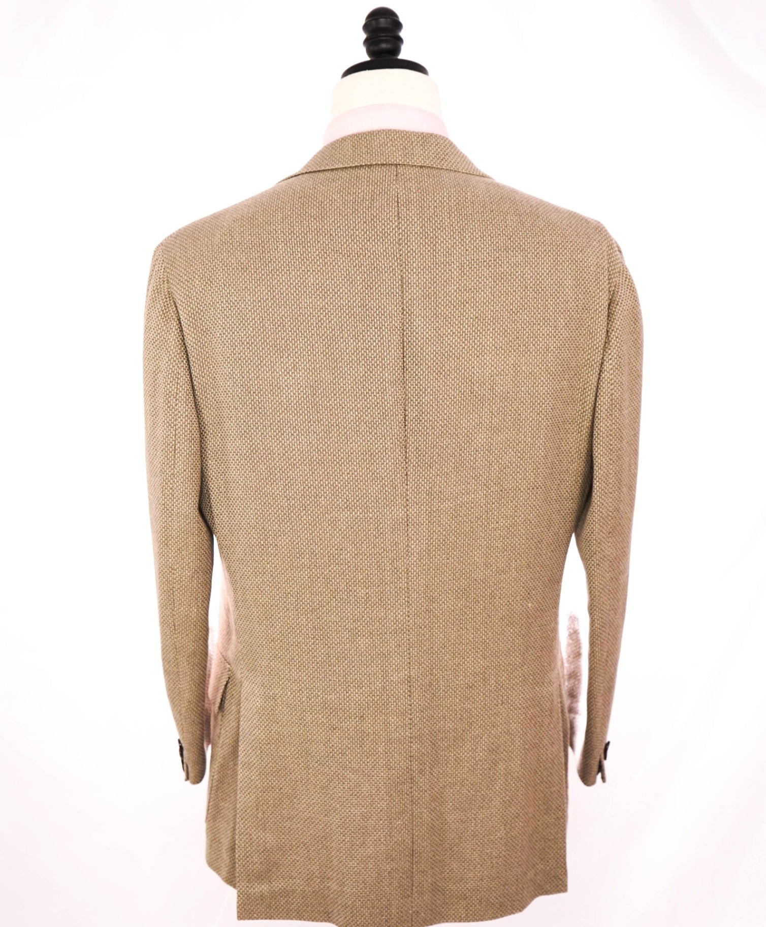RALPH LAUREN PURPLE LABEL - Linen/Silk/Cashmere Tan Blazer - 42L