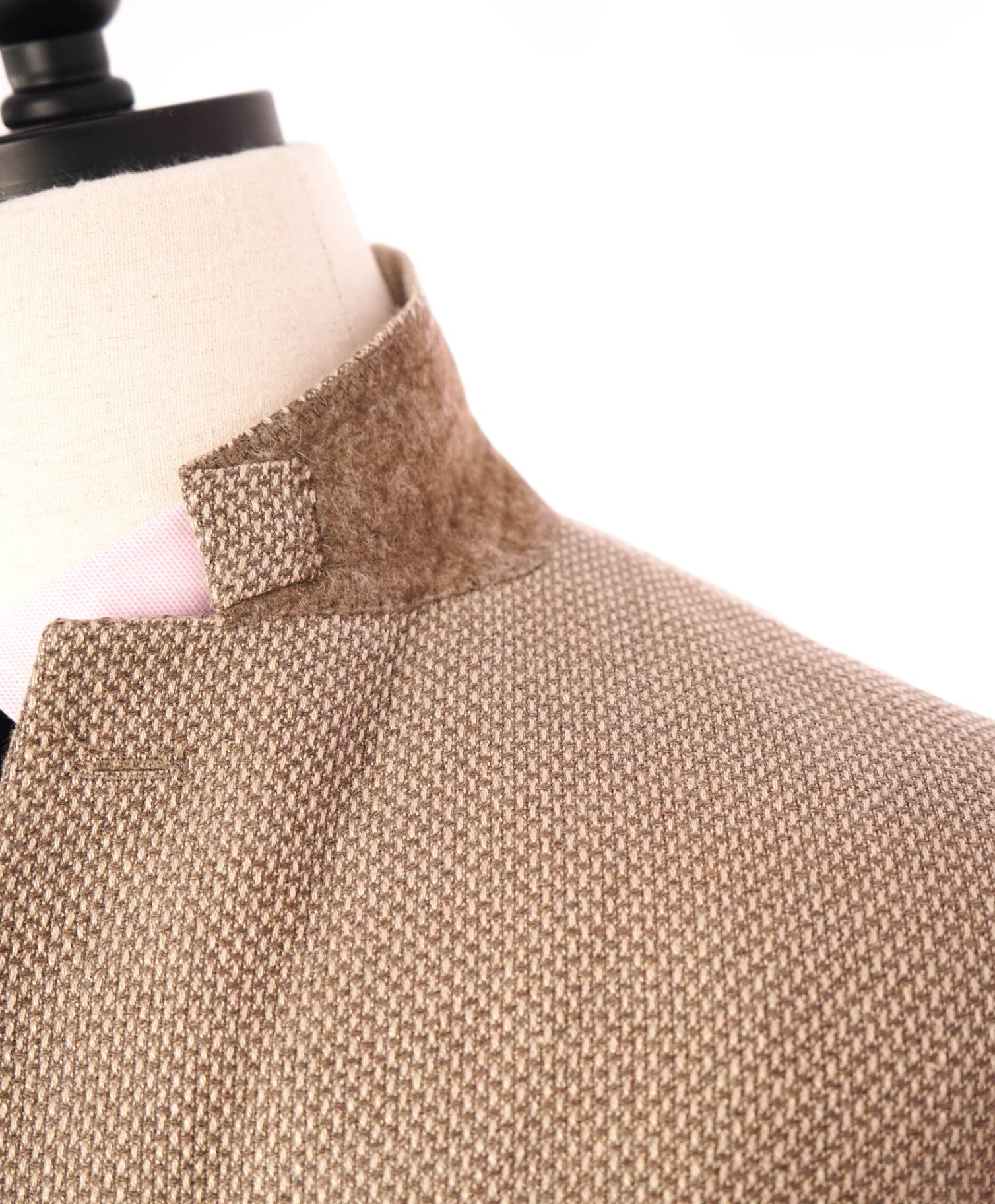 RALPH LAUREN PURPLE LABEL - Linen/Silk/Cashmere Tan Blazer - 42L