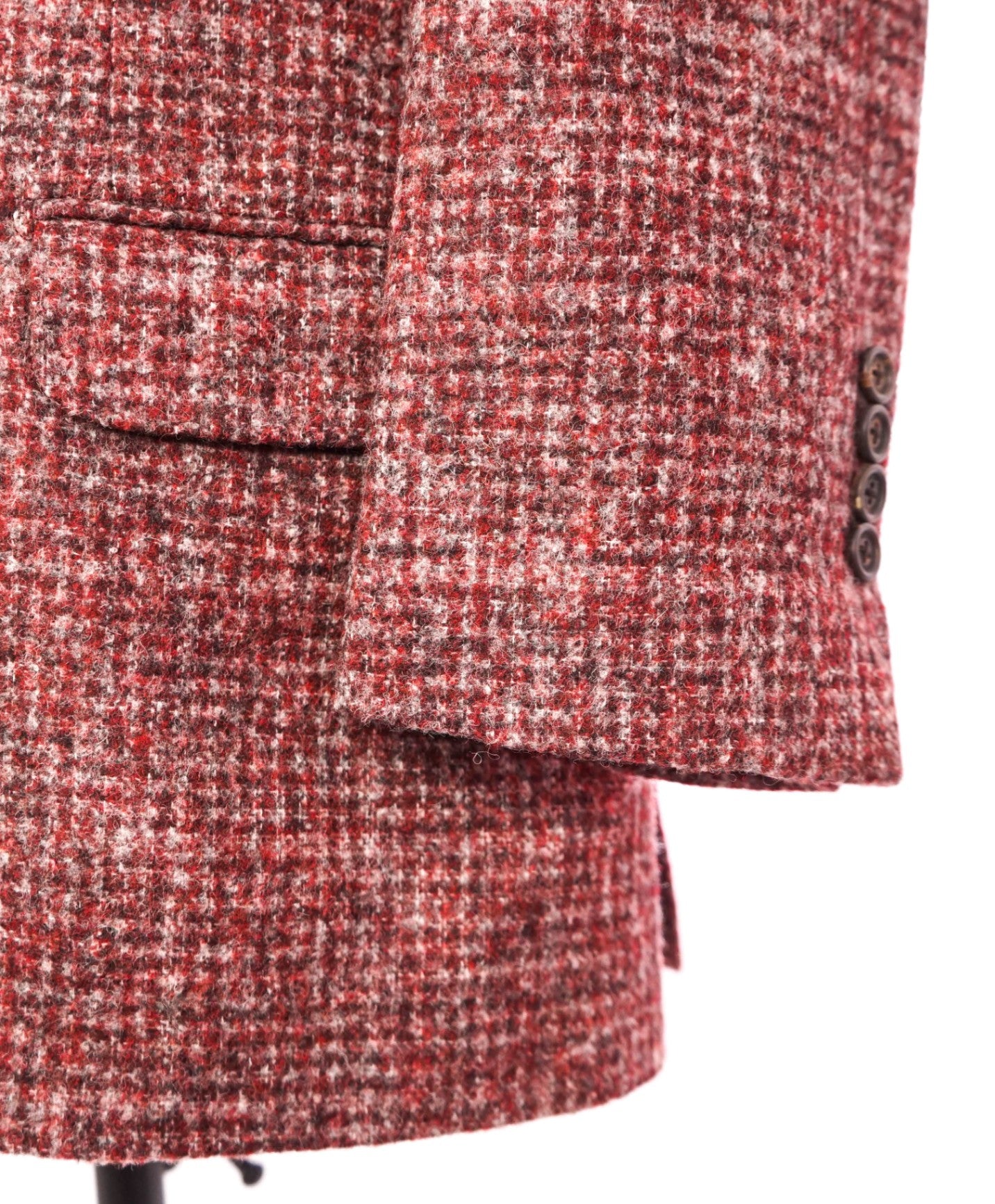 $4,000 BRUNELLO CUCINELLI - Alpaca Red 2/3-Btn Roll Blazer - 40
