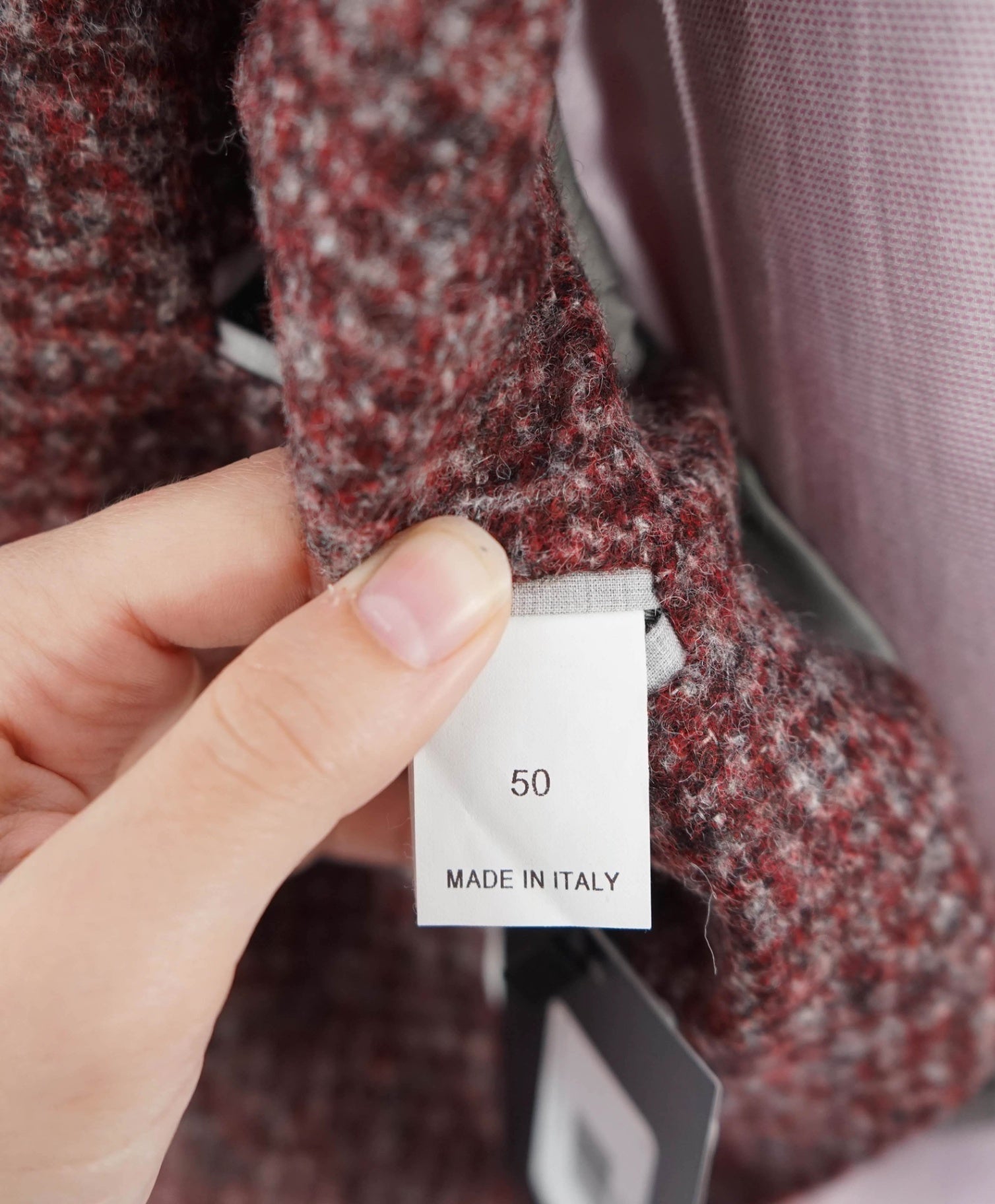 $4,000 BRUNELLO CUCINELLI - Alpaca Red 2/3-Btn Roll Blazer - 40