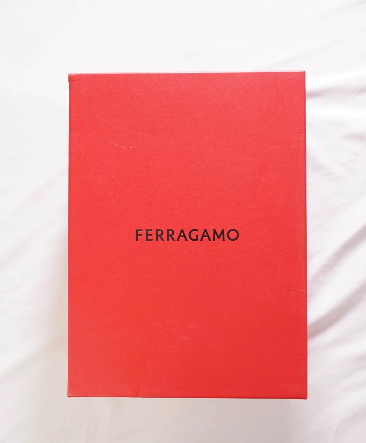 $950 FERRAGAMO - Leather Black "FIORINO" Lug Sole Oxfords - 10 M